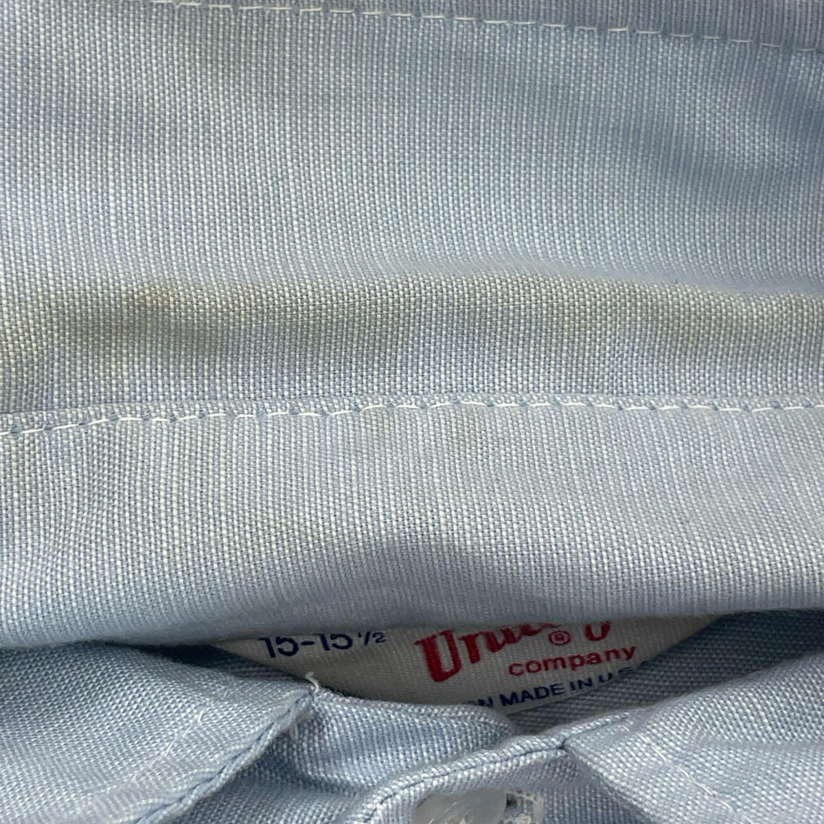 半袖シャツ USA製 80s Unitoy ｼｬﾝﾌﾞﾚｰﾜｰｸｼｬﾂ