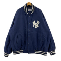 ジャケット GENUINE MERCHANDISE ウールスタジャン 3XL ネイビー