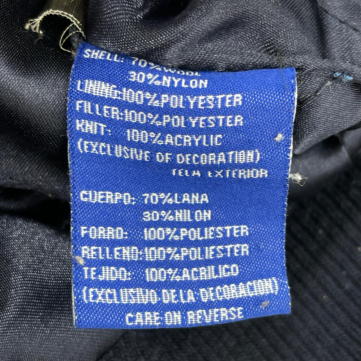 ジャケット GENUINE MERCHANDISE ウールスタジャン 3XL ネイビー