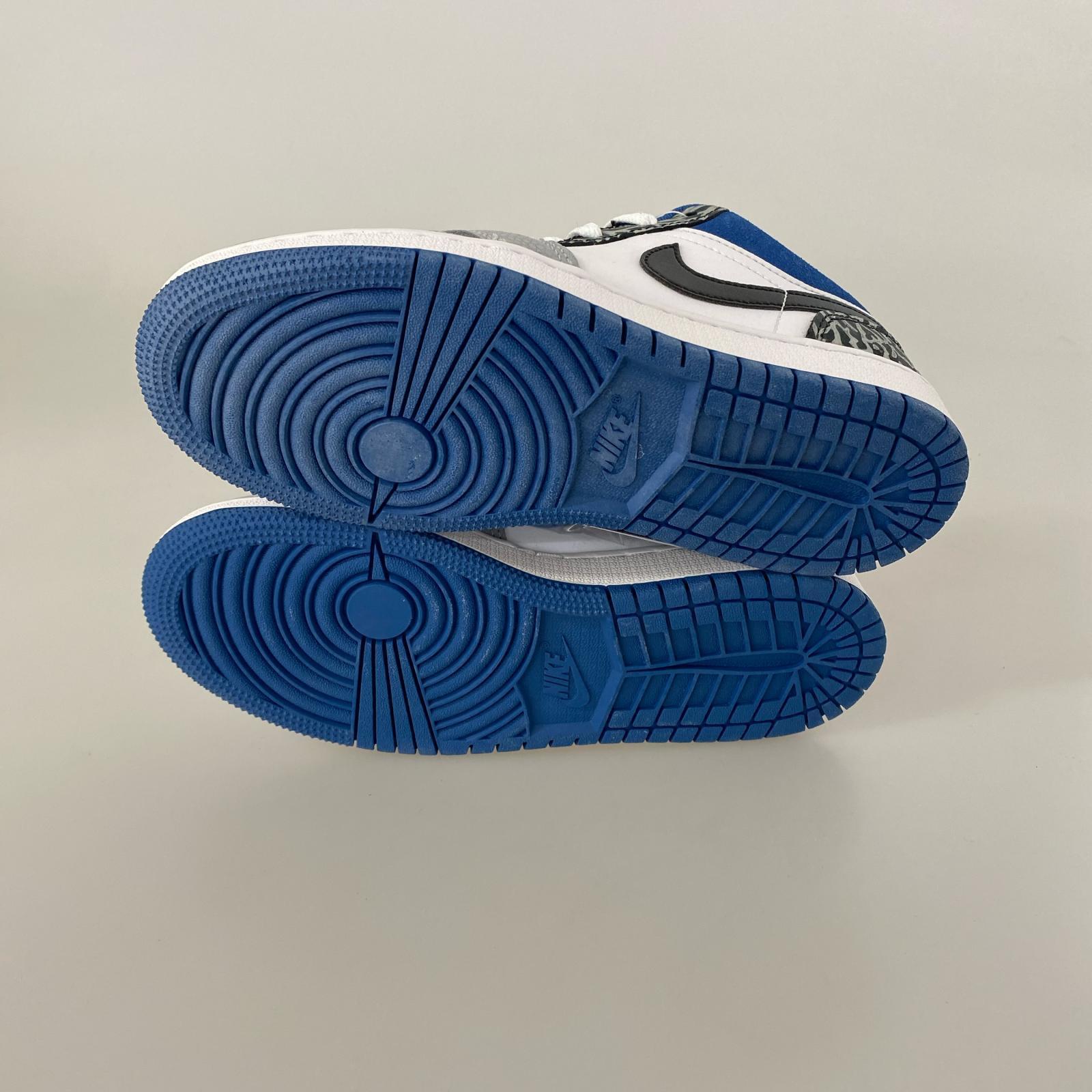 スニーカー AIR JORDAN 1 LOW SE GS TRUE BLUE/23cm