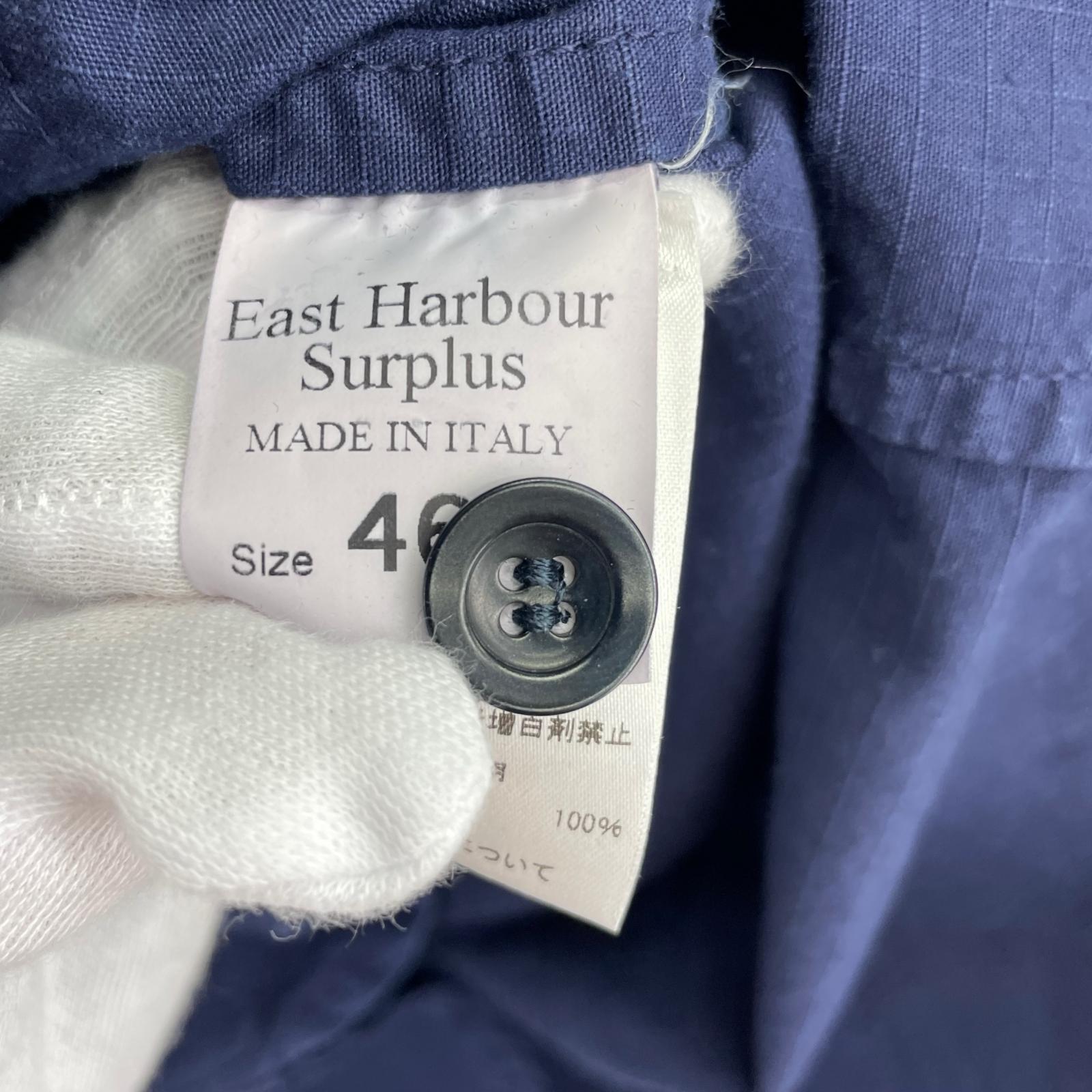 半袖シャツ East Harbour Surplus S/Sリップストップシャツ 46 ネイビー 46 ネイビー
