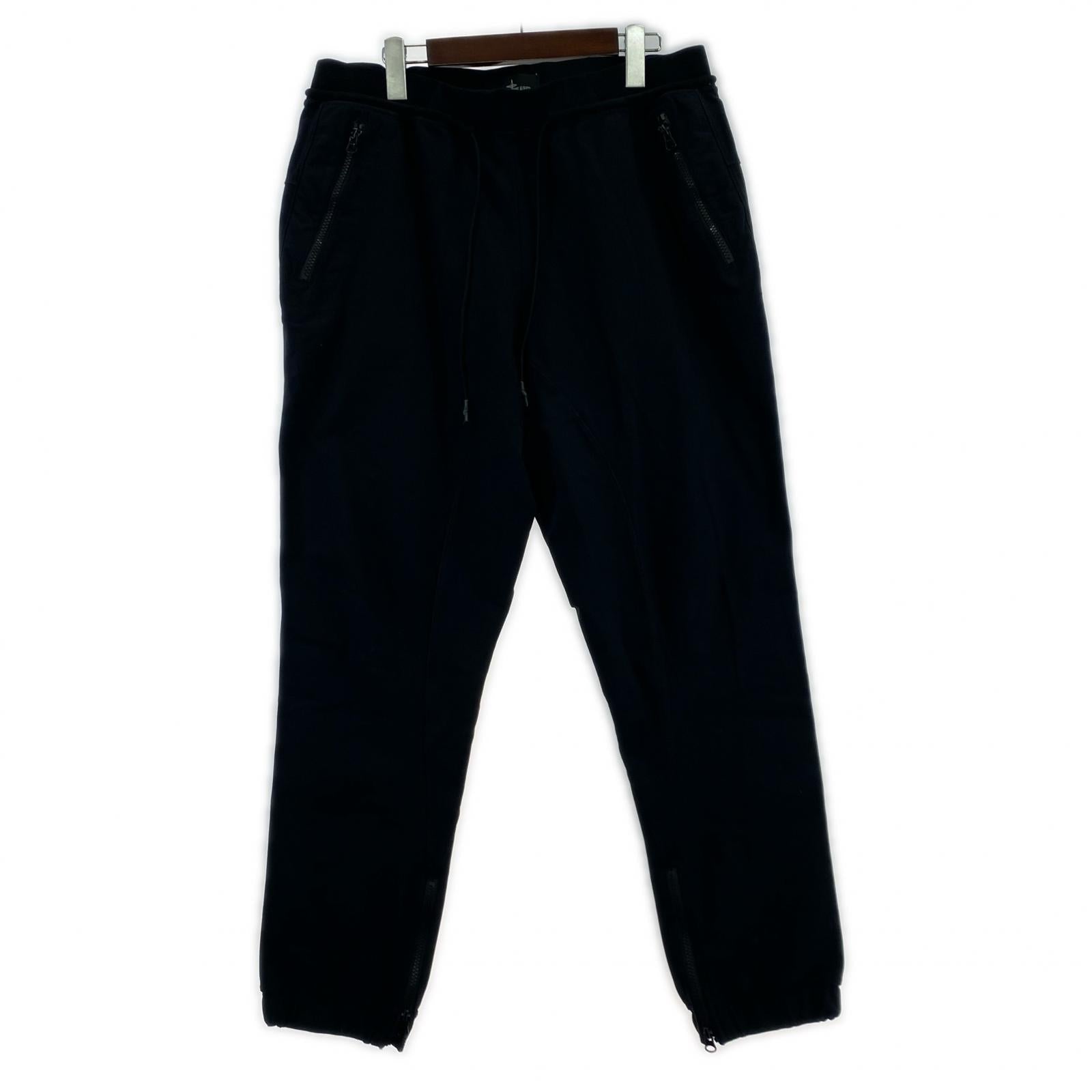 パンツ STONE ISLAND ストレッチジョガーパンツ 黒 (50) 50 ブラック