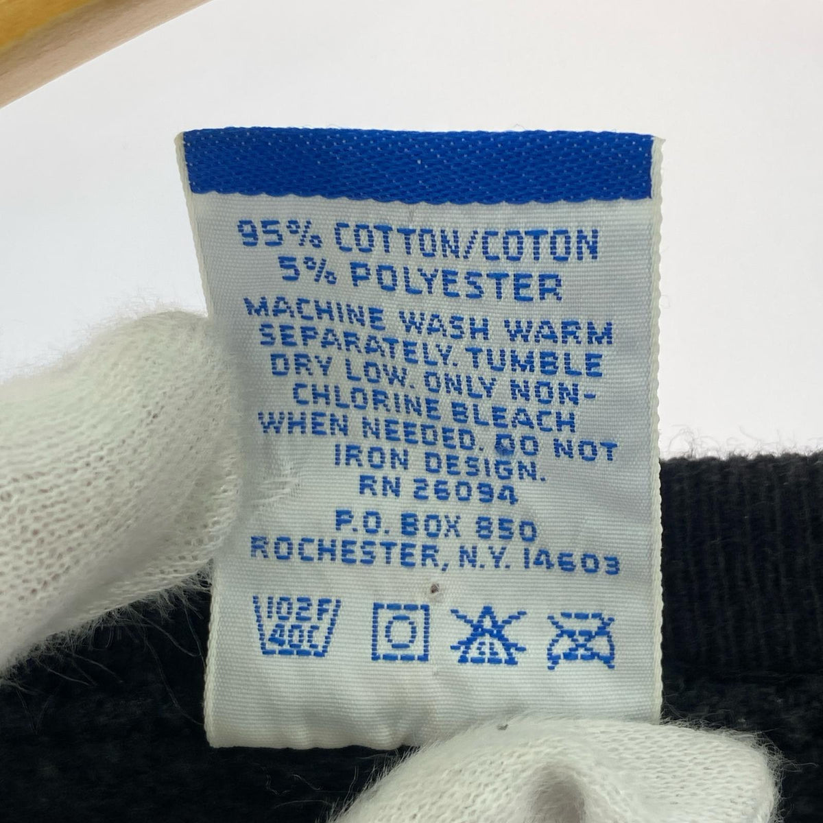 スウェット 90s USA製 LOGO刺繍 黒 XL ブラック