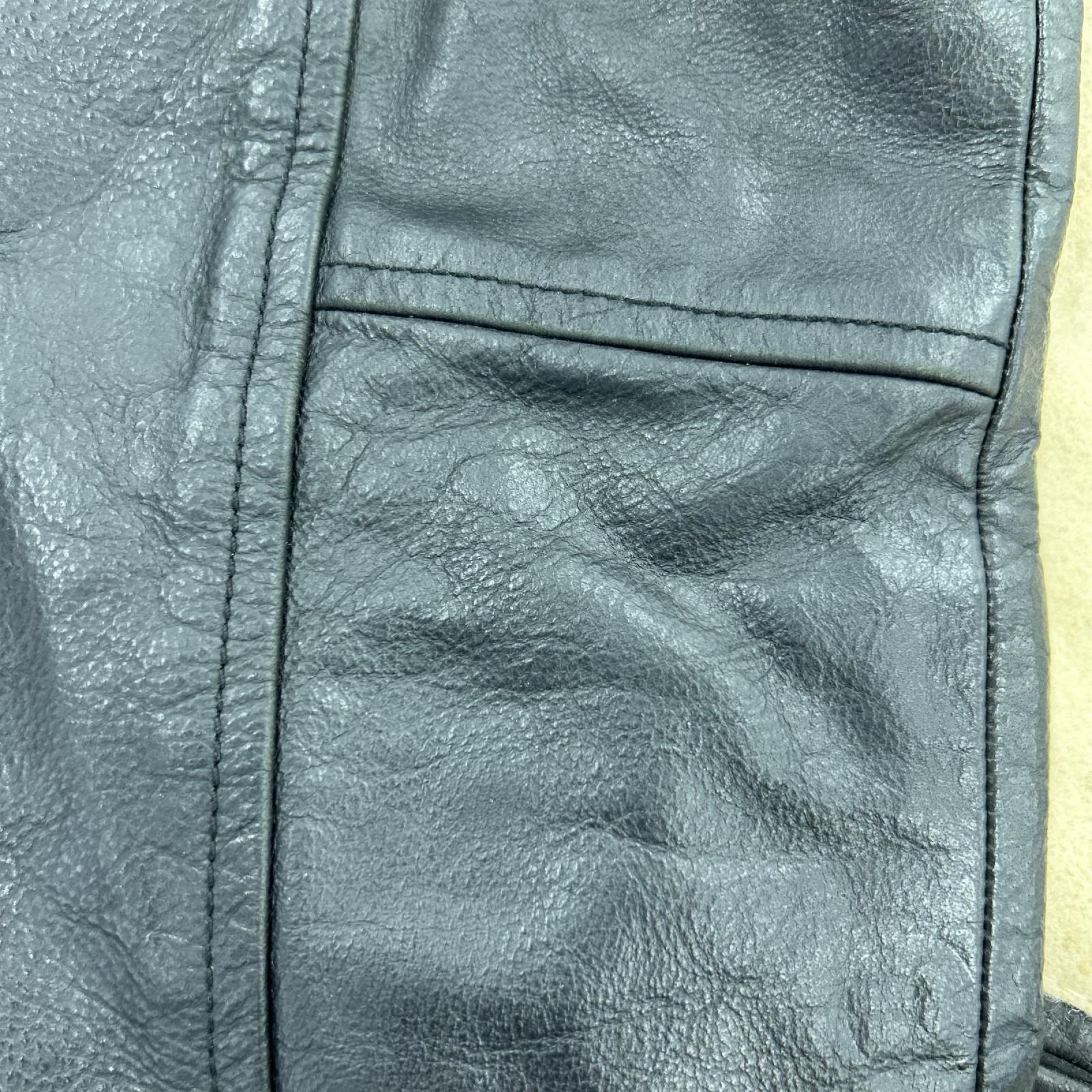ジャケット LEVI'S 30s復刻 袖レザー ファラオジャケット ウールスタジャン ホワイト