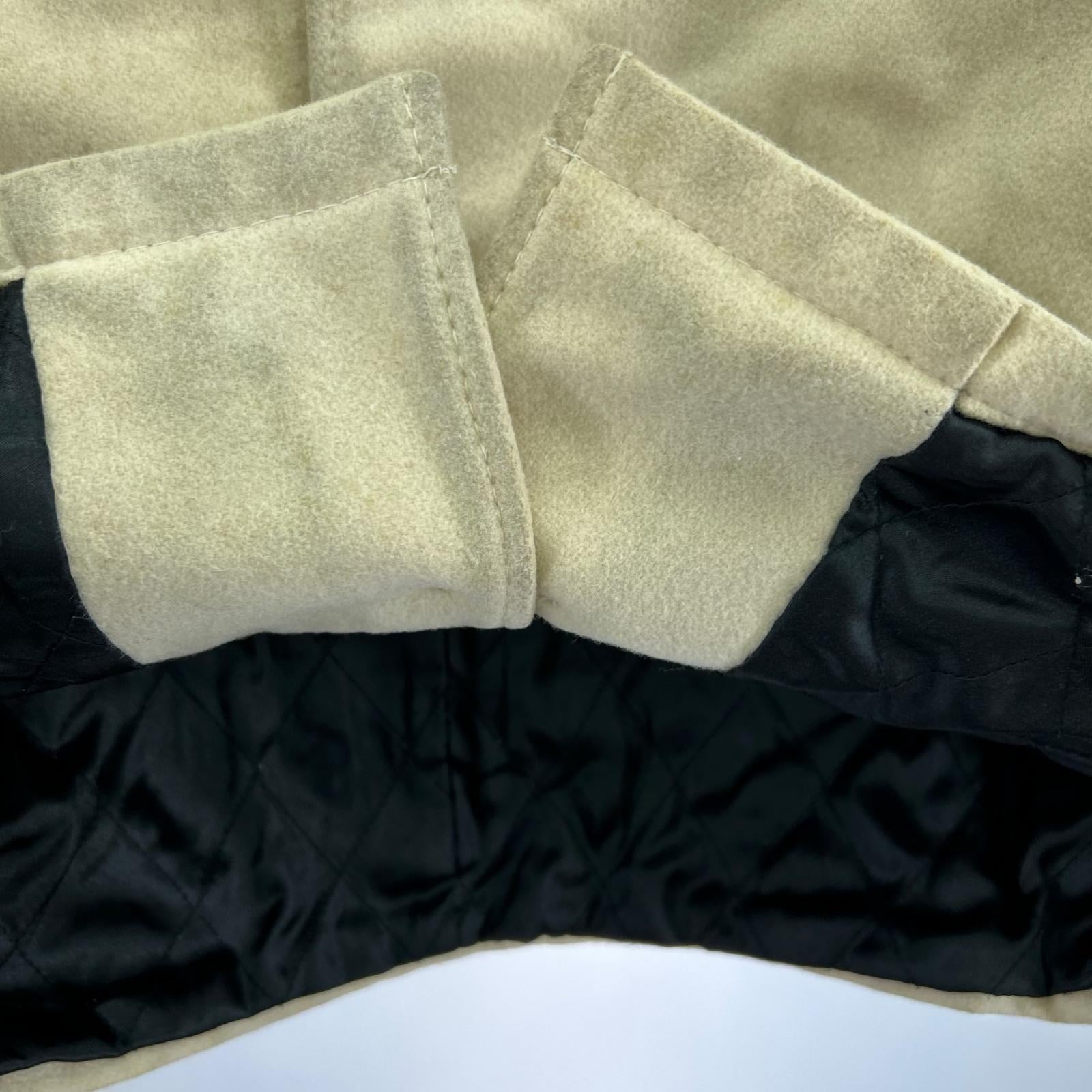 ジャケット LEVI'S 30s復刻 袖レザー ファラオジャケット ウールスタジャン ホワイト
