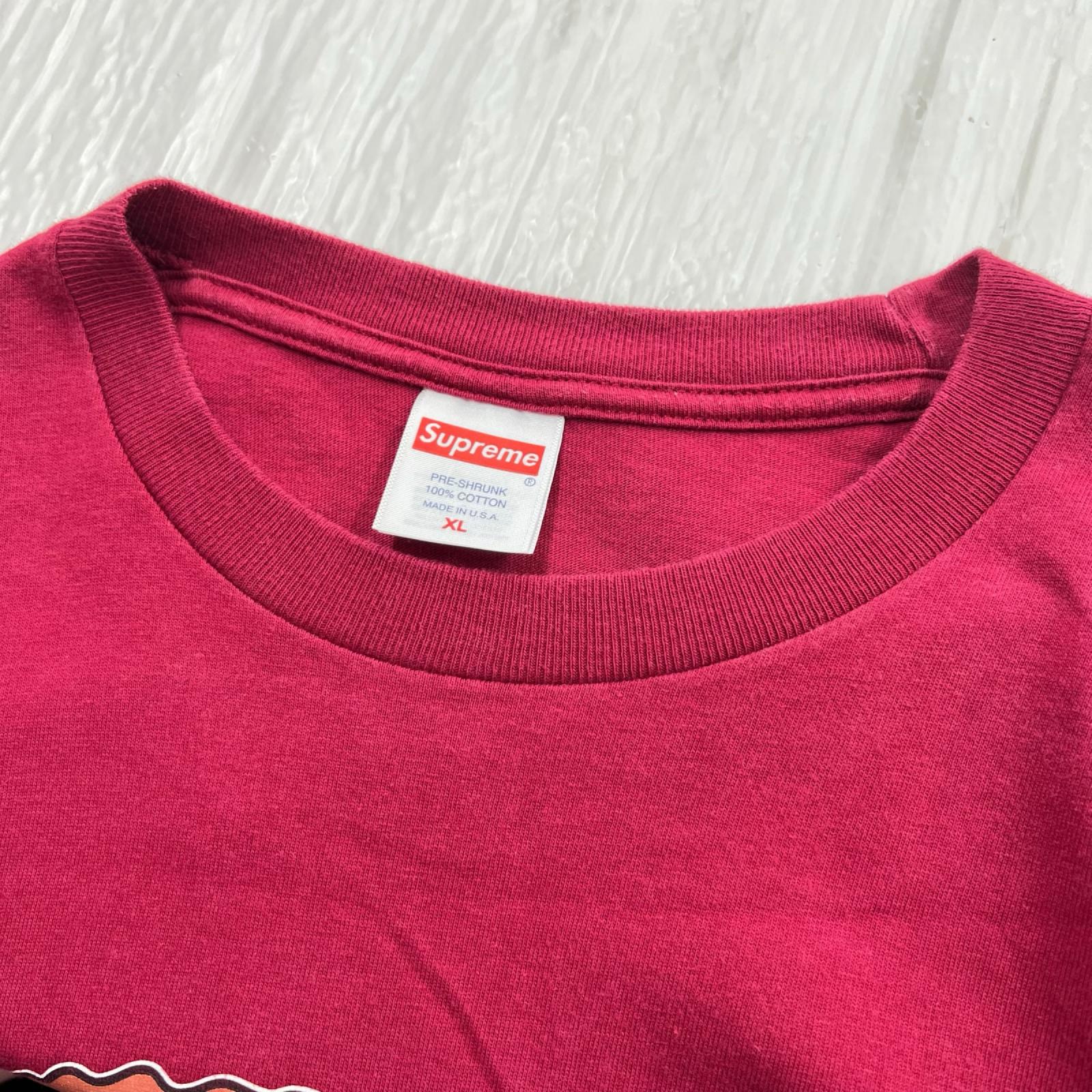 半袖Ｔシャツ Supreme×TOY MACHINE 24SS Fist Tee ﾌｨｽﾄTee XL 赤 レッド