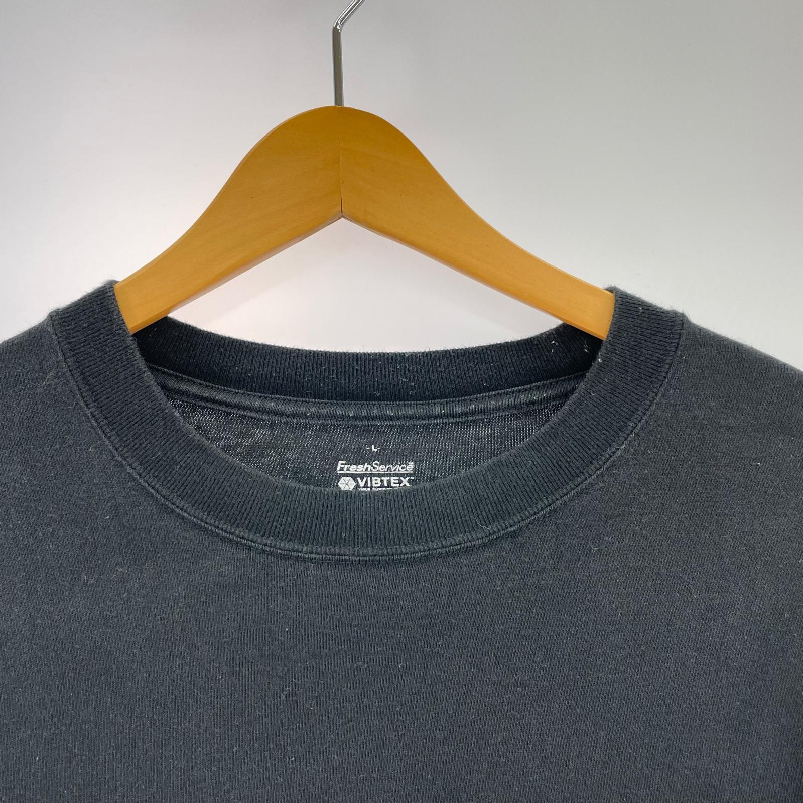 半袖Ｔシャツ FreshService VIBTEX 刺繍L/S Tee L ブラック L ブラック