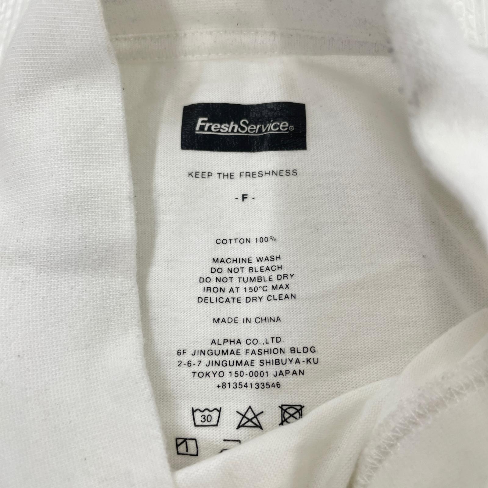 長袖Ｔシャツ FreshService モックネックL/S Tee F ホワイト フリー ホワイト