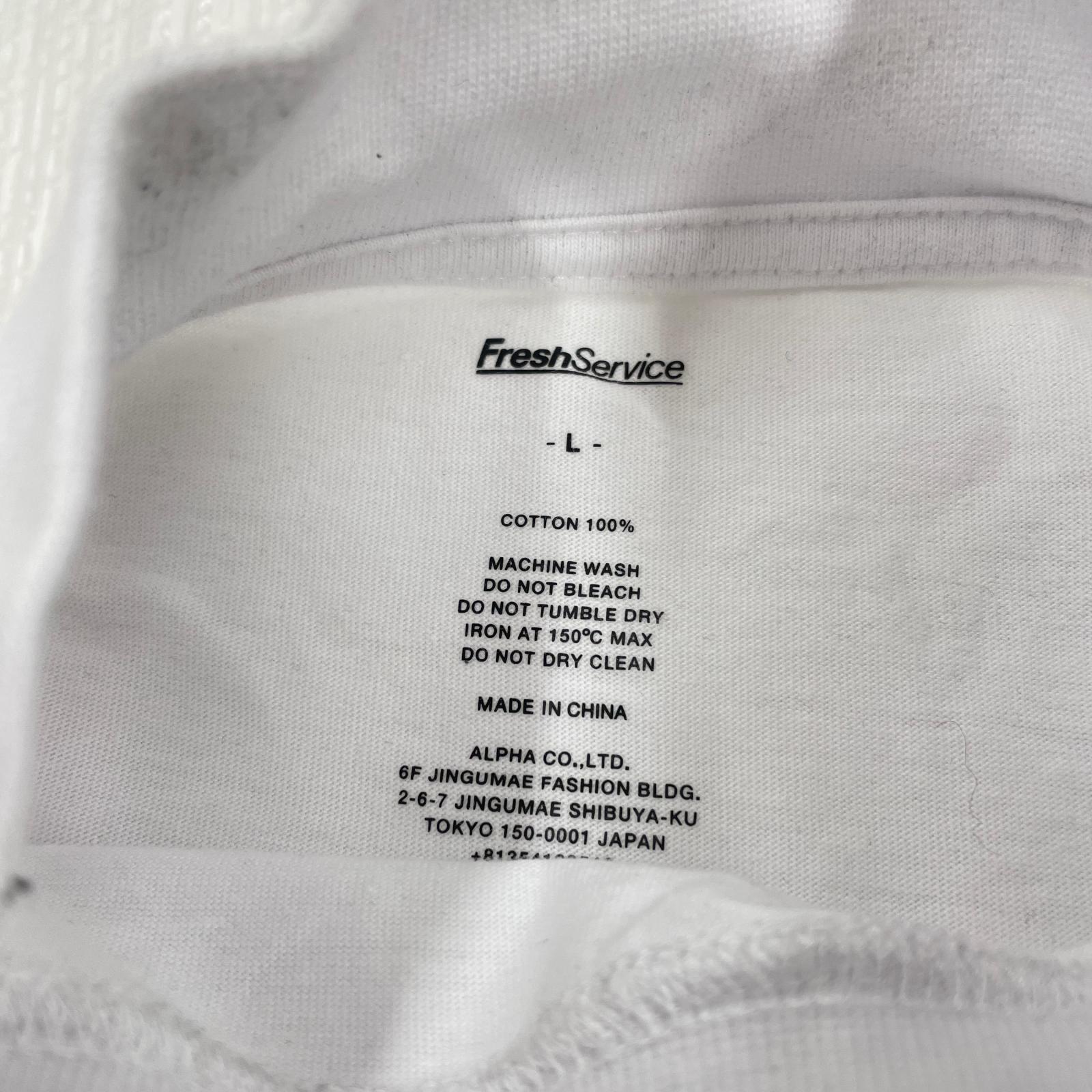 長袖Ｔシャツ FreshService モックネック L/S Tee F ホワイト L ホワイト