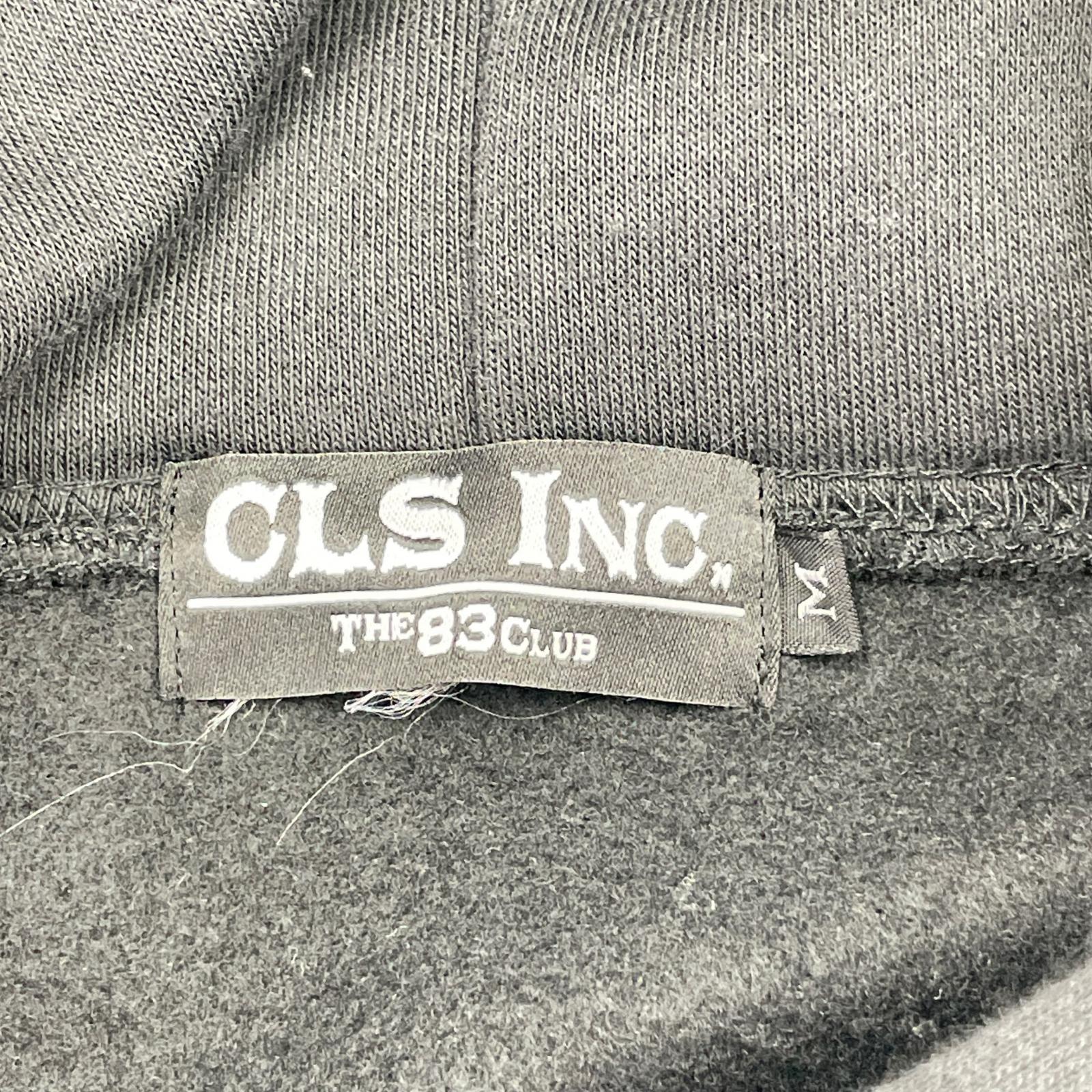 パーカー cls.inc motel 黒 M ブラック