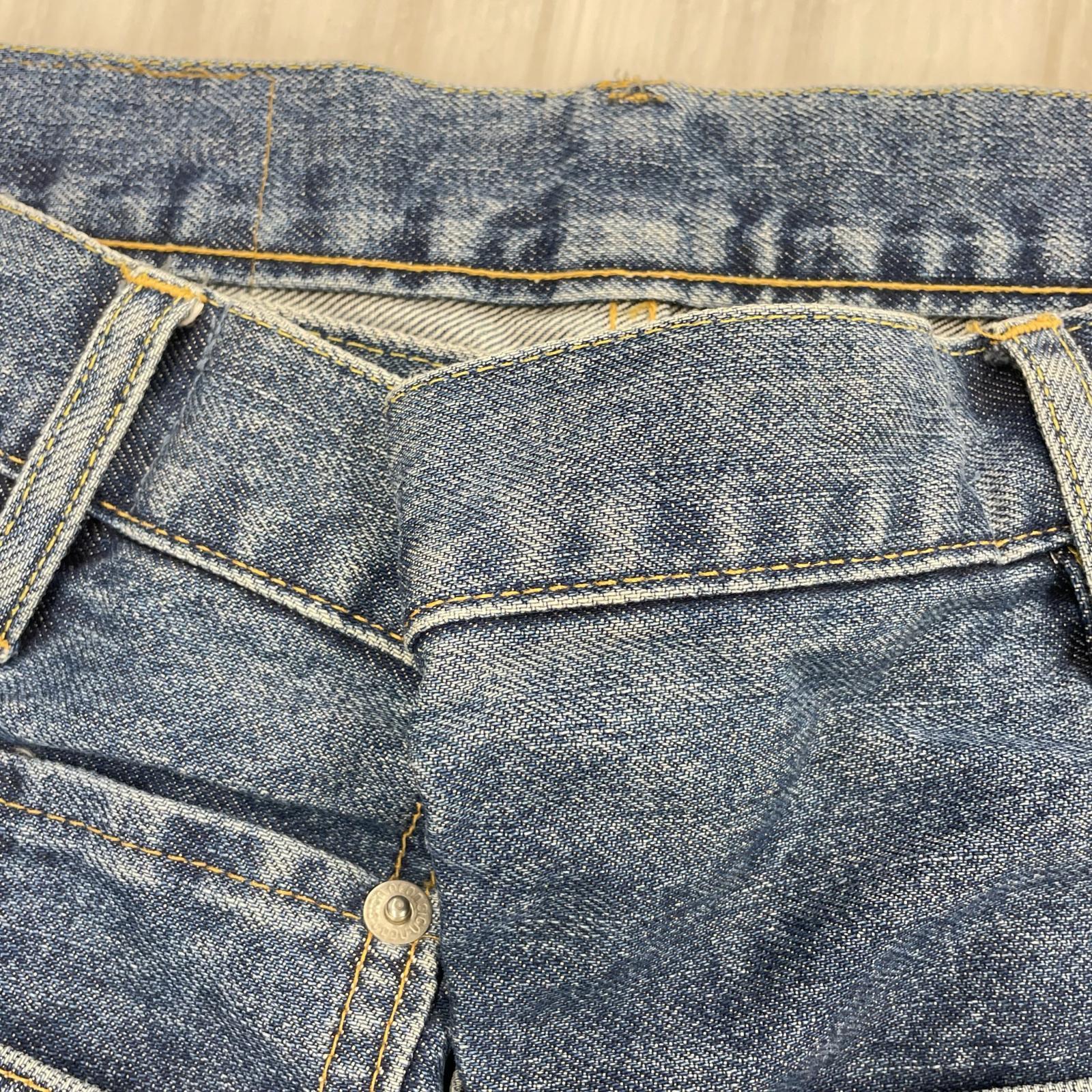 デニムパンツ NEON SIGN CHICANO DENIM SLACKS デニムパンツ 46 ブルー 46 ブルー
