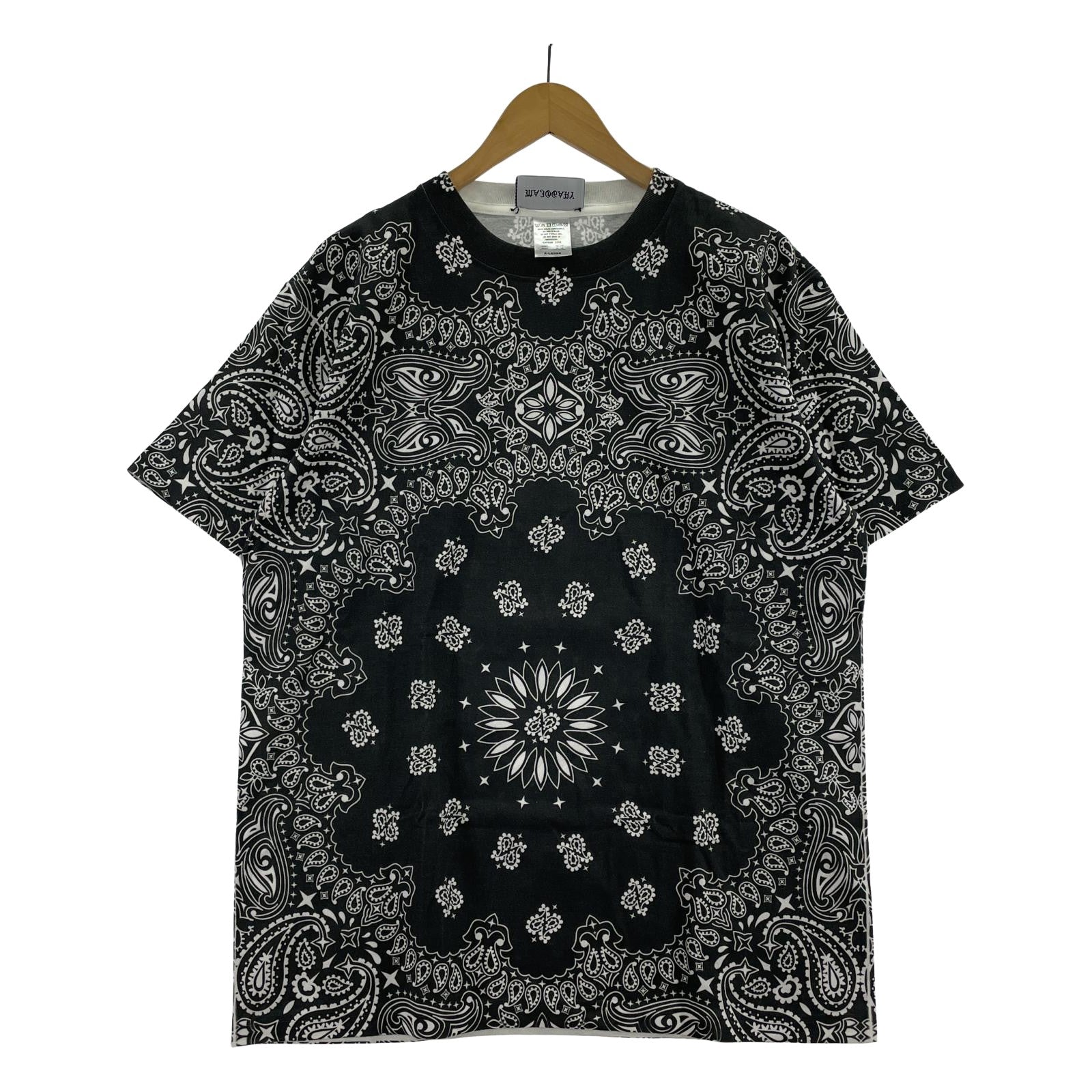 半袖Ｔシャツ majogary バンダナ Tee サイズXL ブラック ブラック