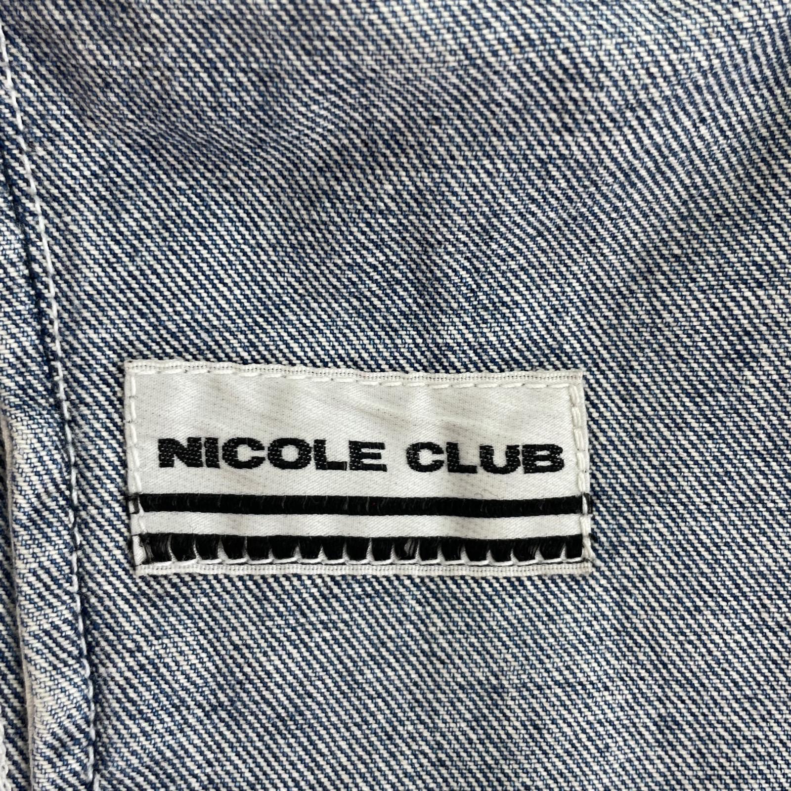 デニムジャケット NICOLECLUB SPORTS ブルー