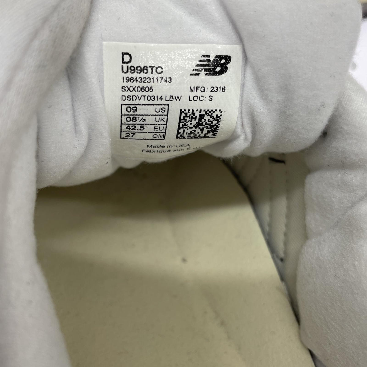 スニーカー Made in USA 996　27.0cm 27cm (US9 UK8 1/2 EU44) ホワイト