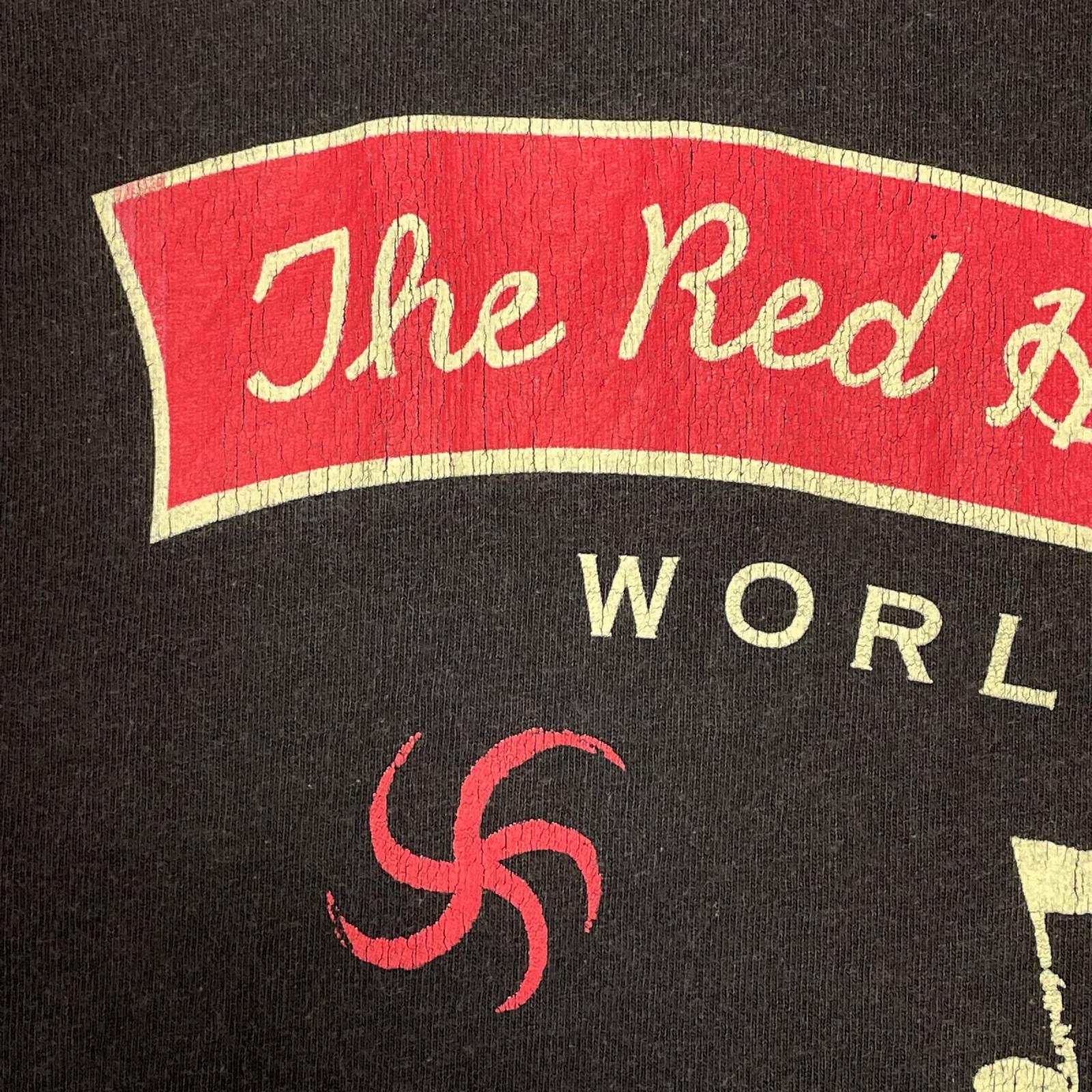 半袖Ｔシャツ 90s RED HOT CHILI PEPPERS ONE HOT MINUTE PIANO 95年 ﾊﾞﾝﾄﾞTee XL 1995年 giantﾀｸﾞ LL ブラック