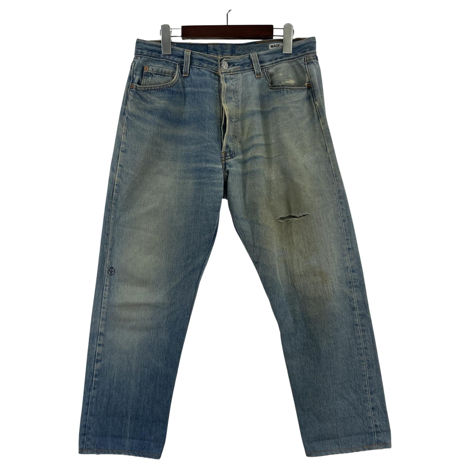 デニムパンツ SUNNYSIDEUP　Levi's S ブルー