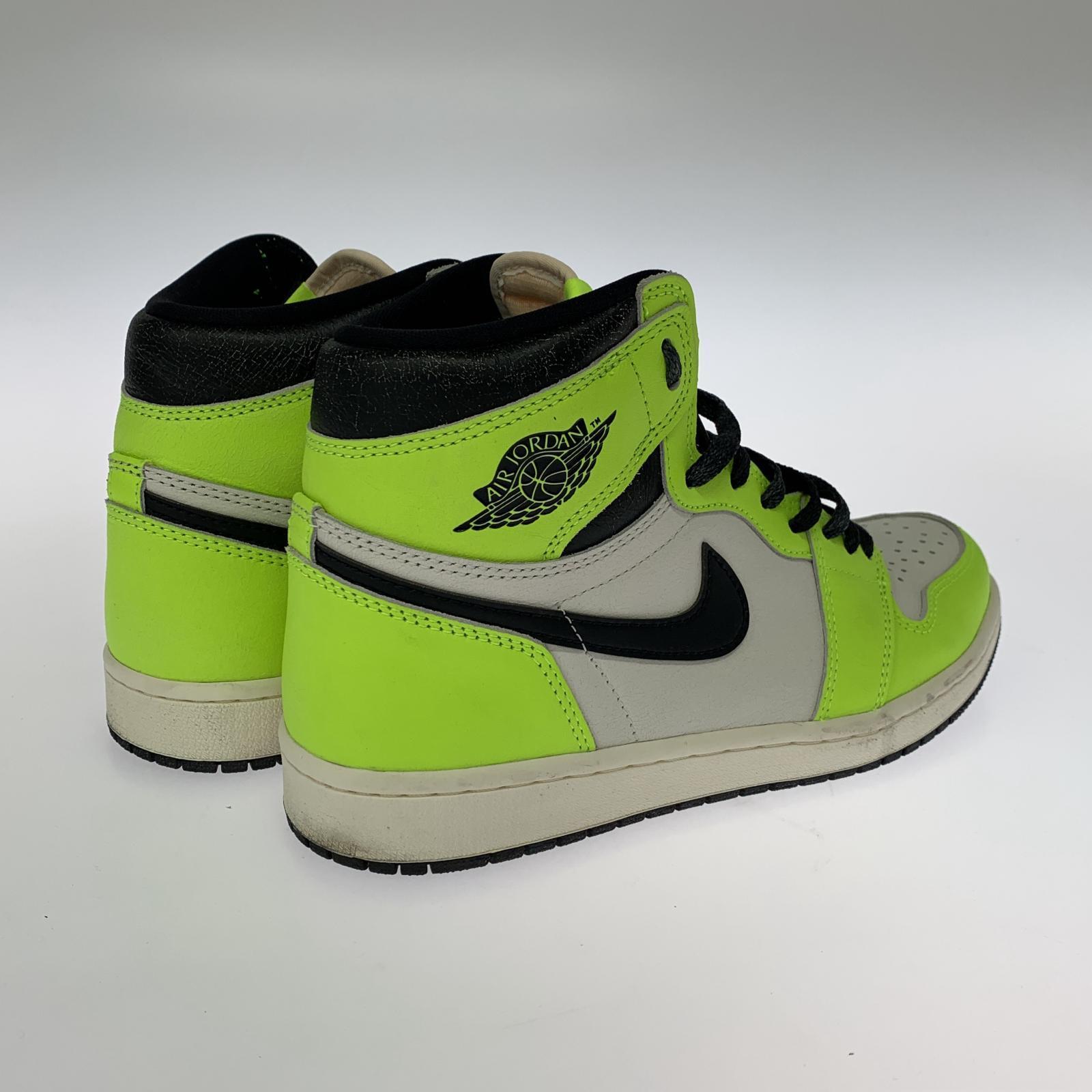スニーカー AIR JORDAN 1 RETRO HIGH OG VOLT 26.5cm (US8 1/2 UK8 EU43)