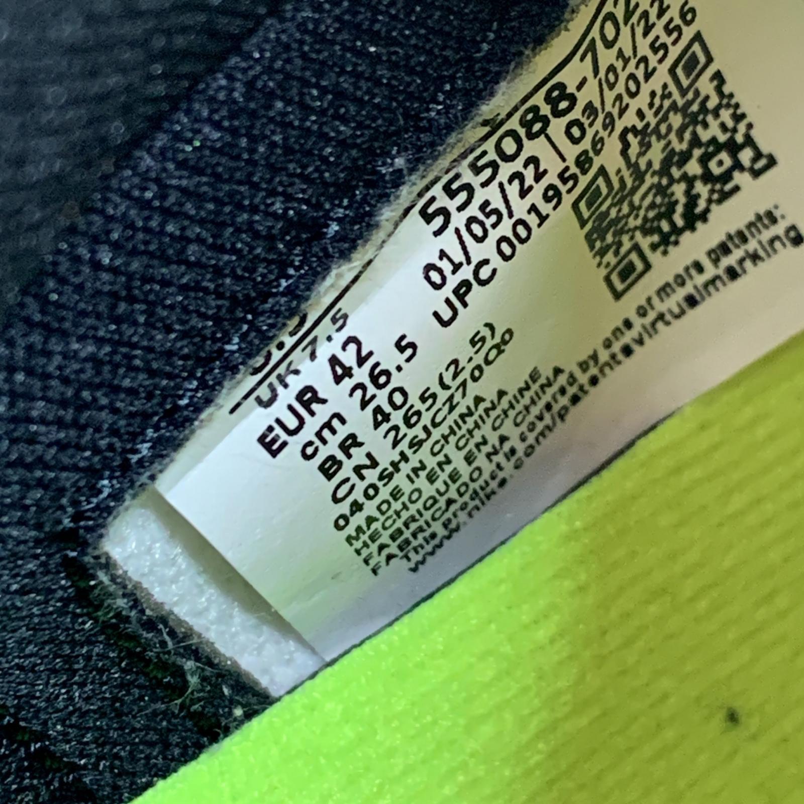 スニーカー AIR JORDAN 1 RETRO HIGH OG VOLT 26.5cm (US8 1/2 UK8 EU43)