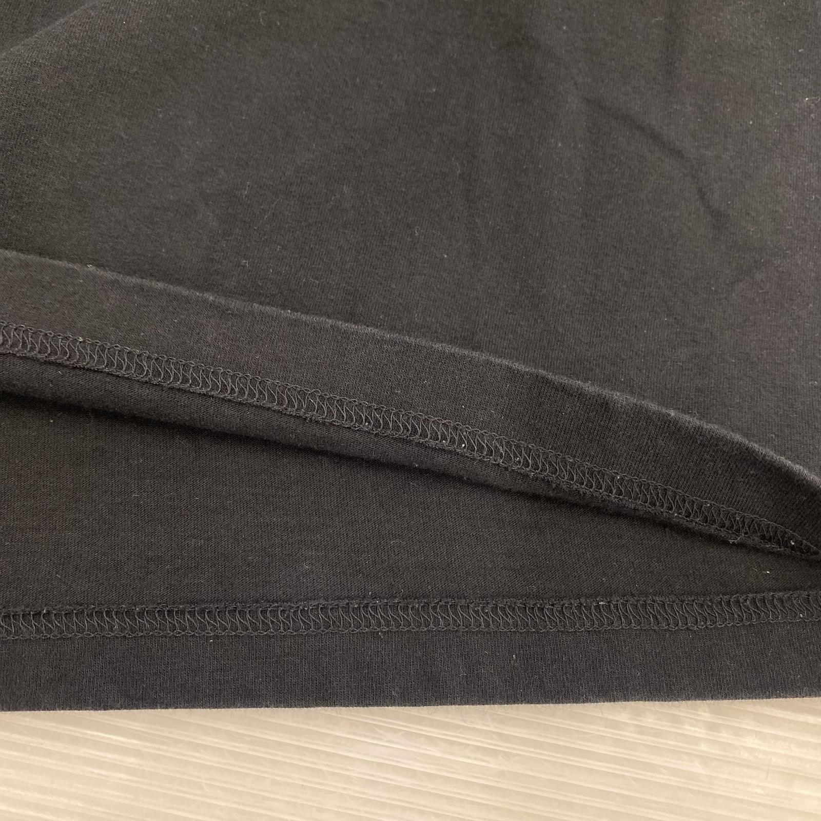半袖Ｔシャツ バックペイズリープリントT（M) M ブラック