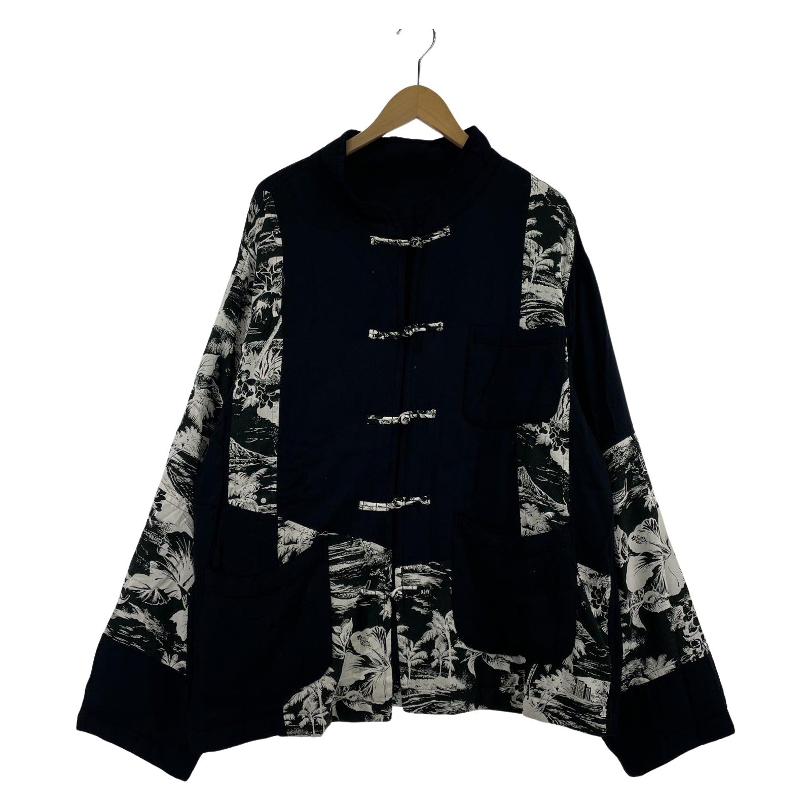 ジャケット Porter Classic 21ss Chinese Aloha Jacket 中綿ジャケット L L ブラック