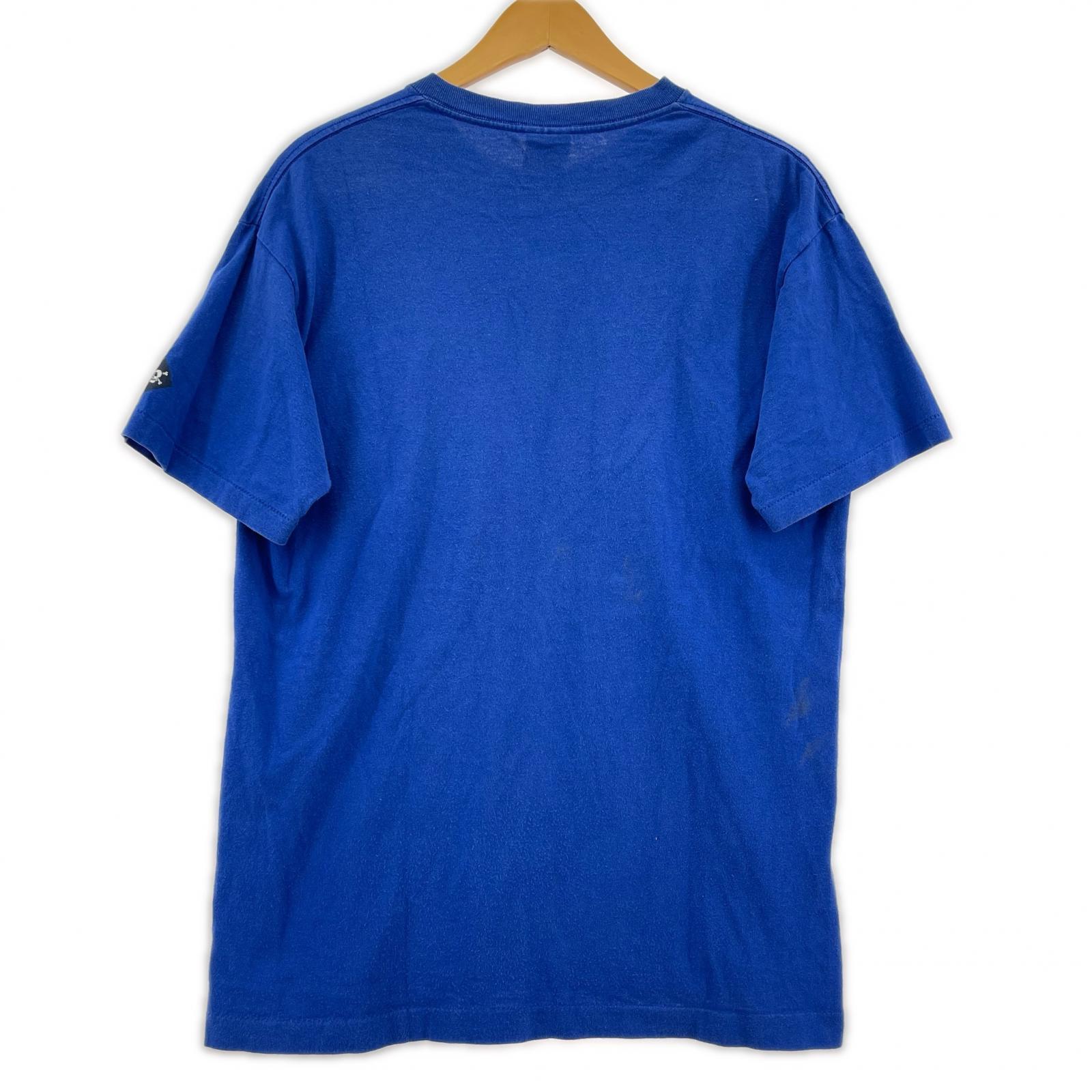 半袖Ｔシャツ 90s 00s 紺タグUSA製 NYC限定 (M)　青 M ブルー