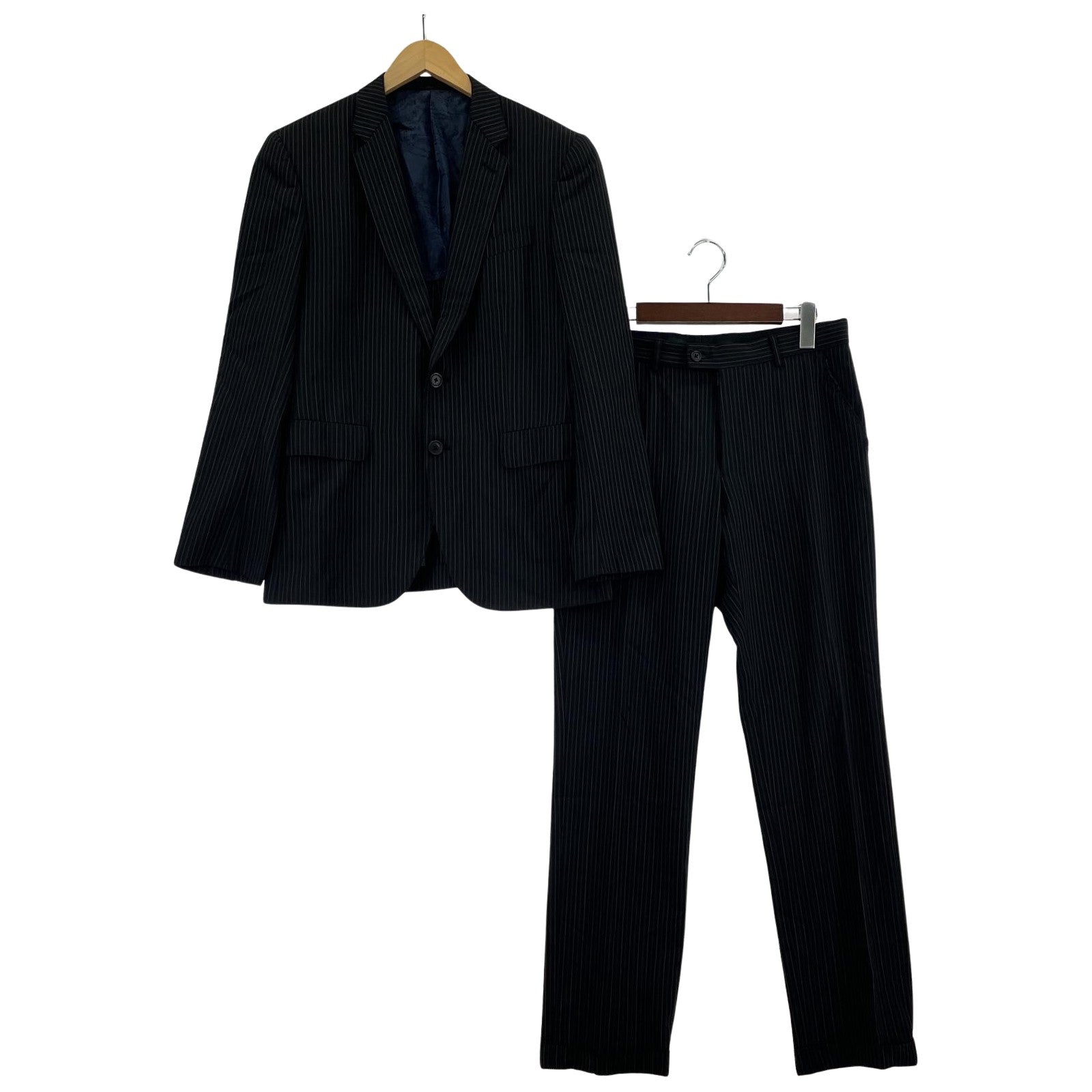 テーラードジャケット Paul Smith LONDON シルク混 セットアップスーツ M ブラック M ブラック