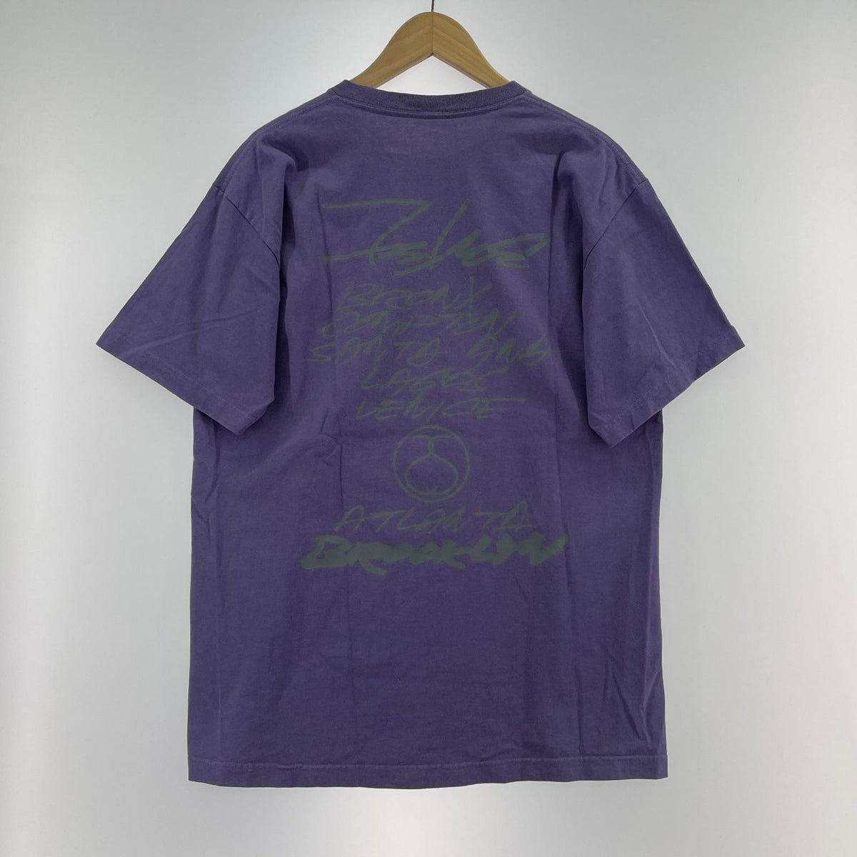半袖Ｔシャツ 06年 Futura ﾜｰﾙﾄﾞﾂｱｰ（L) L パープル