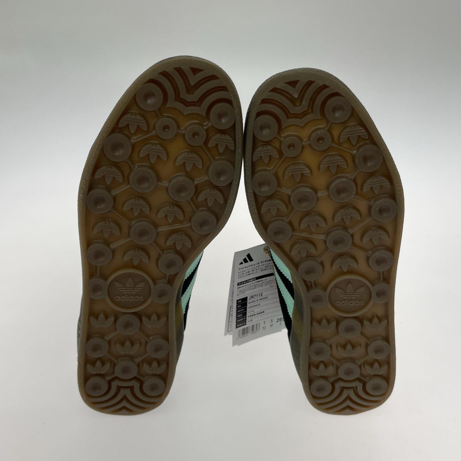 スニーカー Gazelle Indoor Clear Mint 26.5cm 26.5cm (US8 1/2 UK8 EU43) ブラック