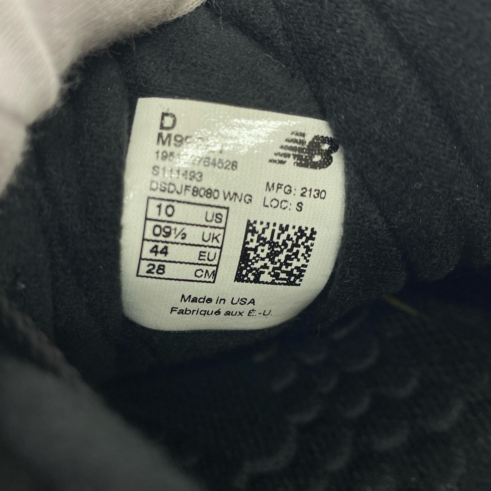スニーカー 992 米国製 BLK/PUP 28.0 28cm (US10 UK9 1/2 EU46) ブラック