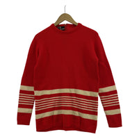ニット Sears Action-Rite Sportswear ﾎﾞｰﾀﾞｰ 赤 レッド