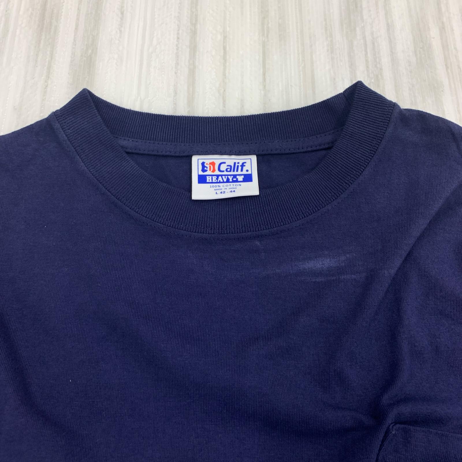 半袖Ｔシャツ STANDARD CALIFORNIA SD heavyweight Shield Logo pocket 紺 (L) L