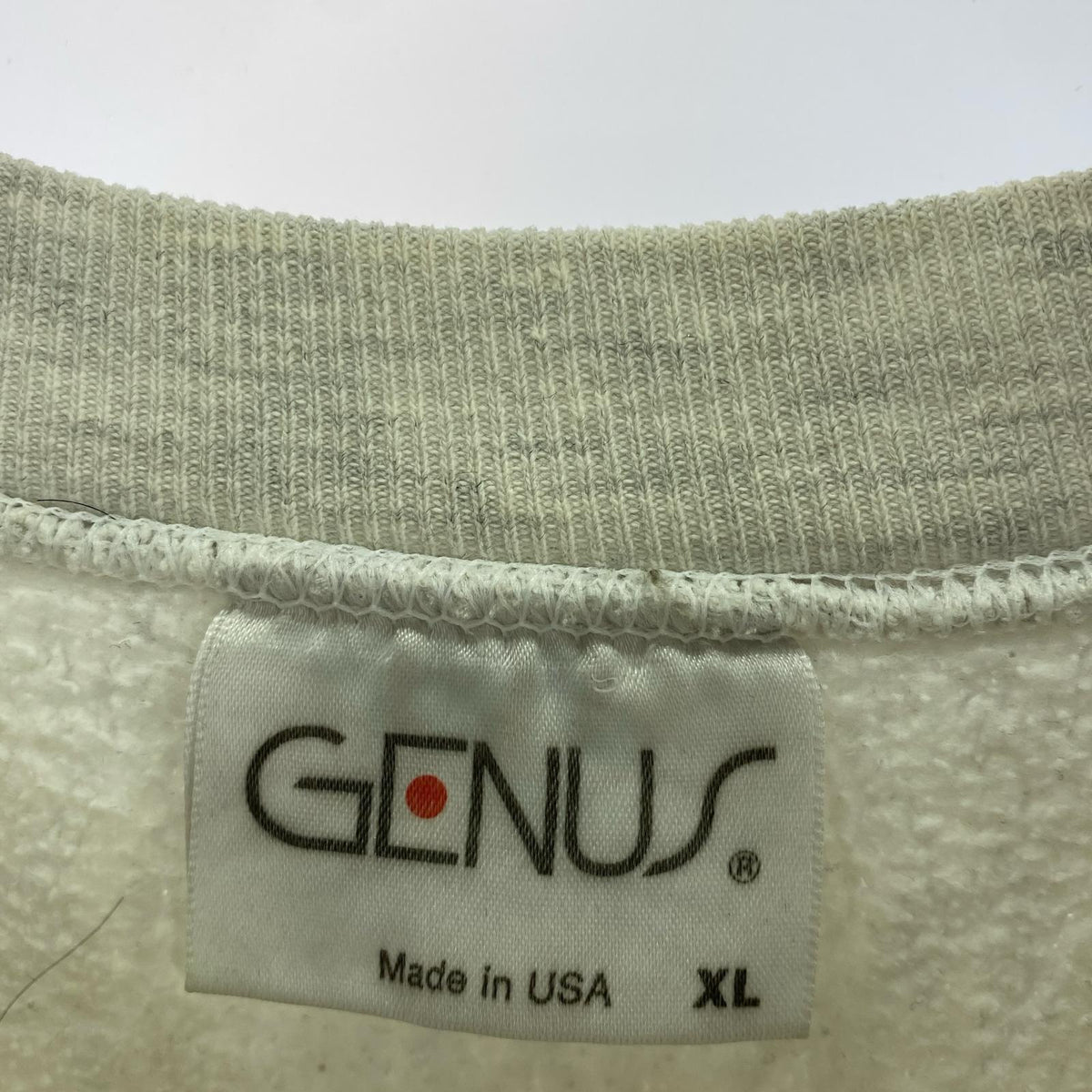 スウェット 90s GENUS スウェット グレー ホワイト