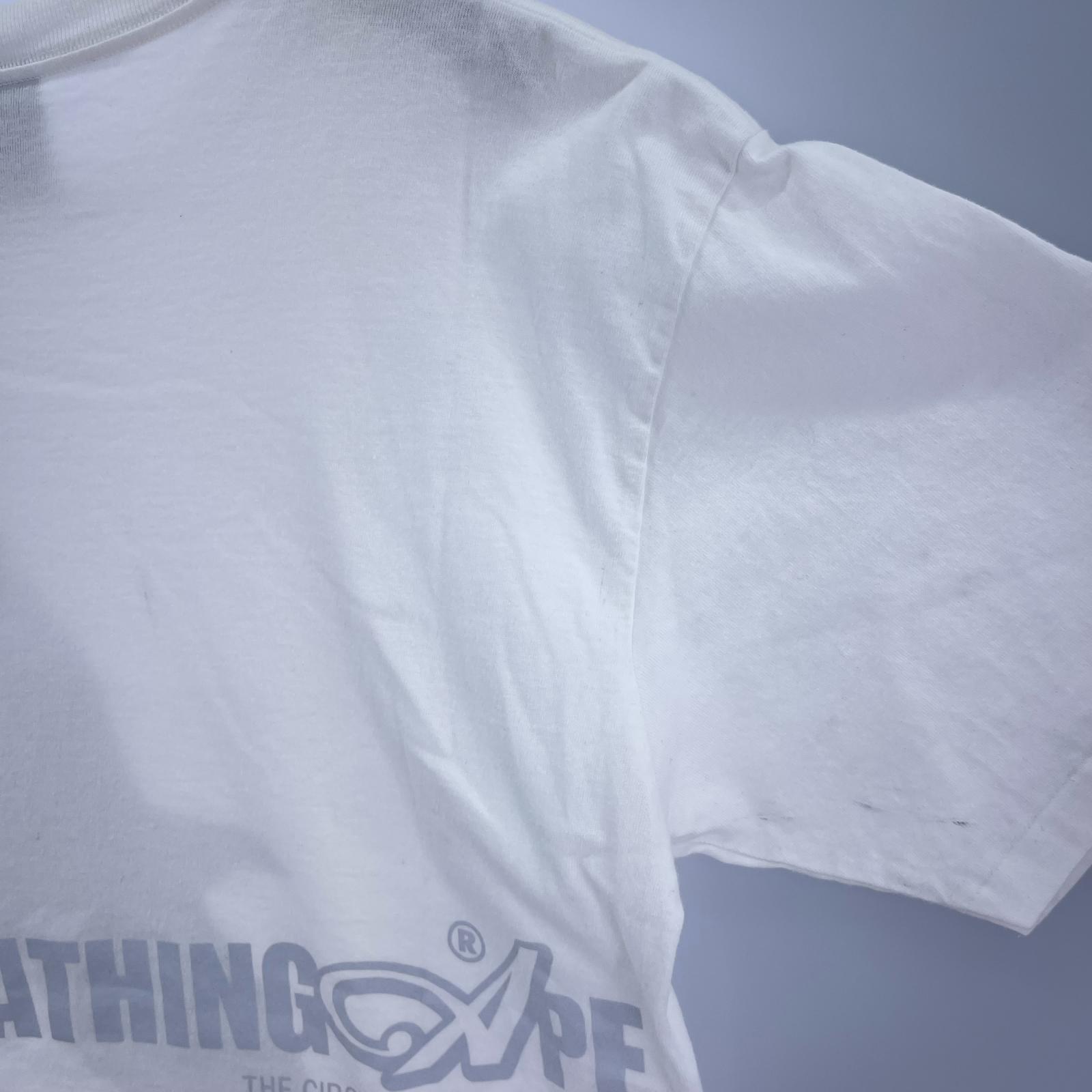 半袖Ｔシャツ A BATHING APE オールド 鳥 プリントTee L ホワイト L ホワイト