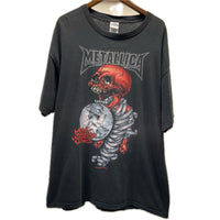 半袖Ｔシャツ 00s METALLICA PUSHEAD バンドTシャツ 2004年 DELTA2枚ﾎﾞﾃﾞｨ LL ブラック