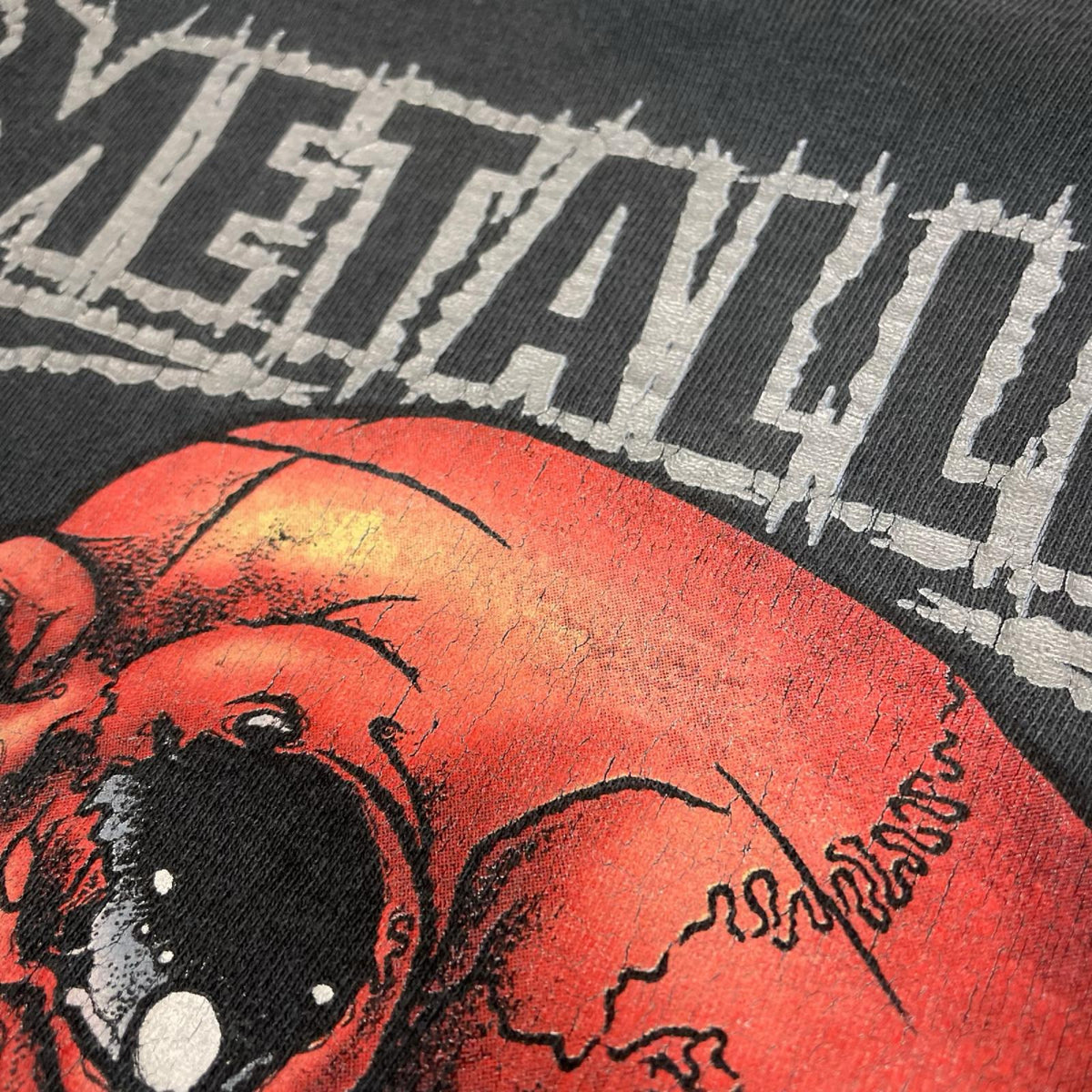 半袖Ｔシャツ 00s METALLICA PUSHEAD バンドTシャツ 2004年 DELTA2枚ﾎﾞﾃﾞｨ LL ブラック