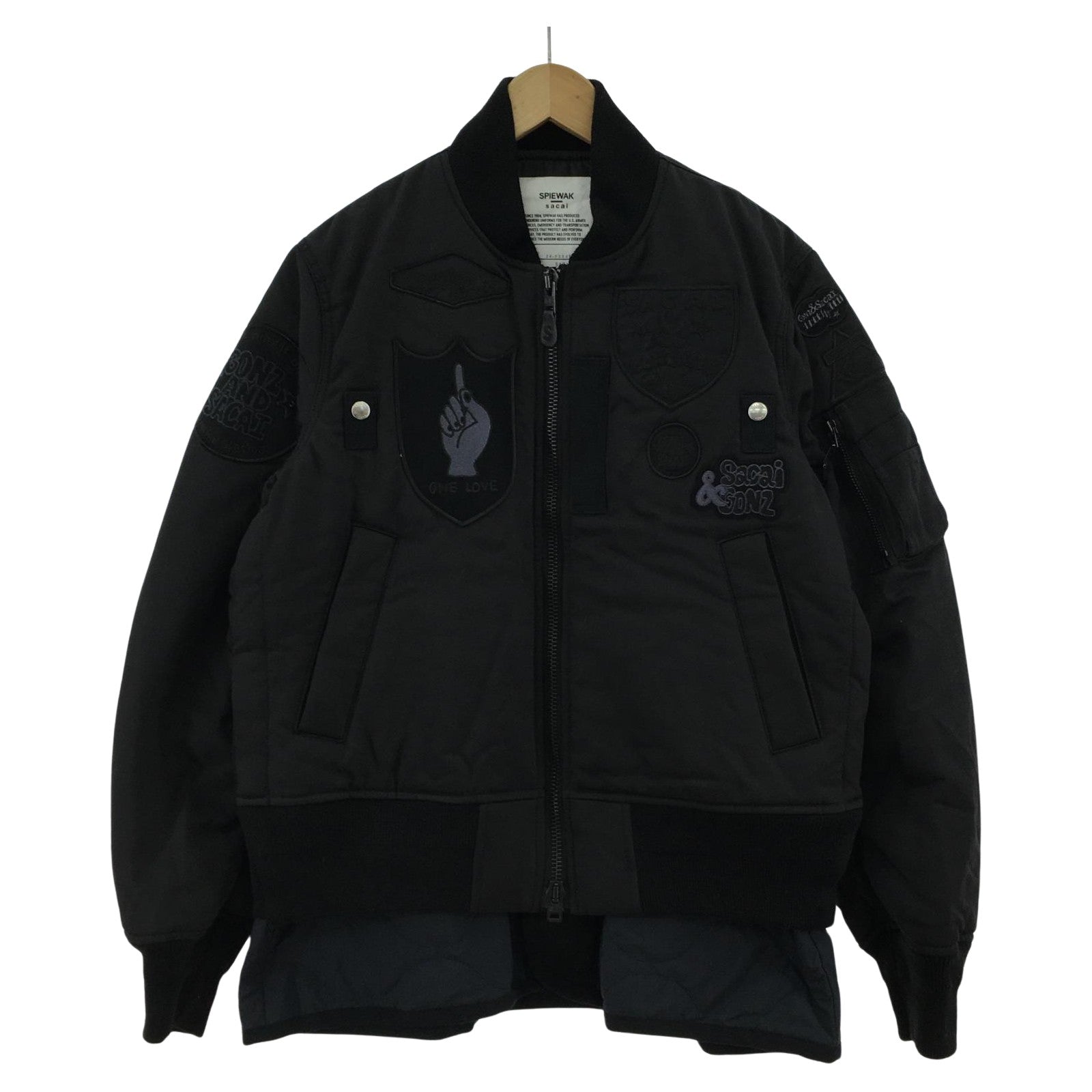 ジャケット SPIEWAK Gonz MG Multi Patch Blouson 1 ブラック