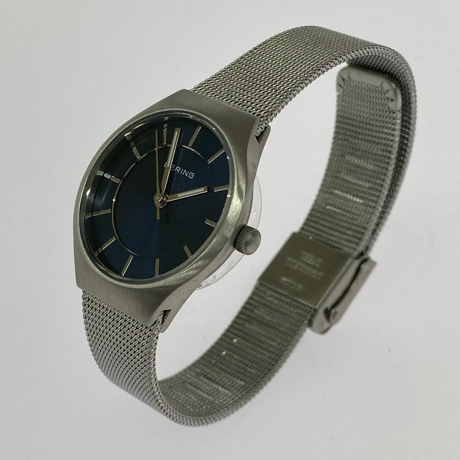 腕時計 Bering Classic SCANDINAVIAN Blue シルバー