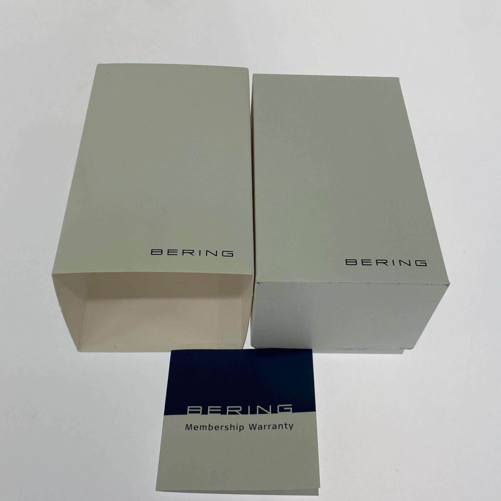 腕時計 Bering Classic SCANDINAVIAN Blue シルバー