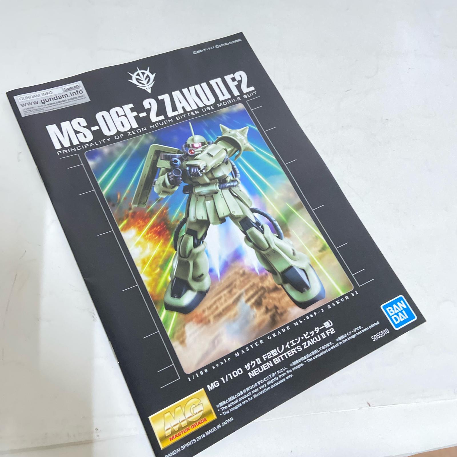 1/100 MG MS-06F-2 ザクII F2型(ノイエン・ビッター機) ガンプラ