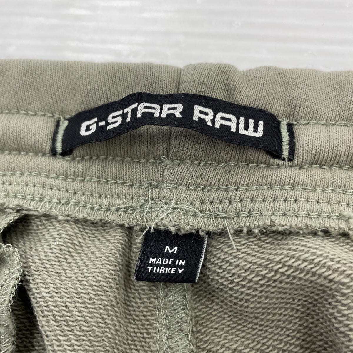 パンツ cargo pocket sweat pant M カーキ