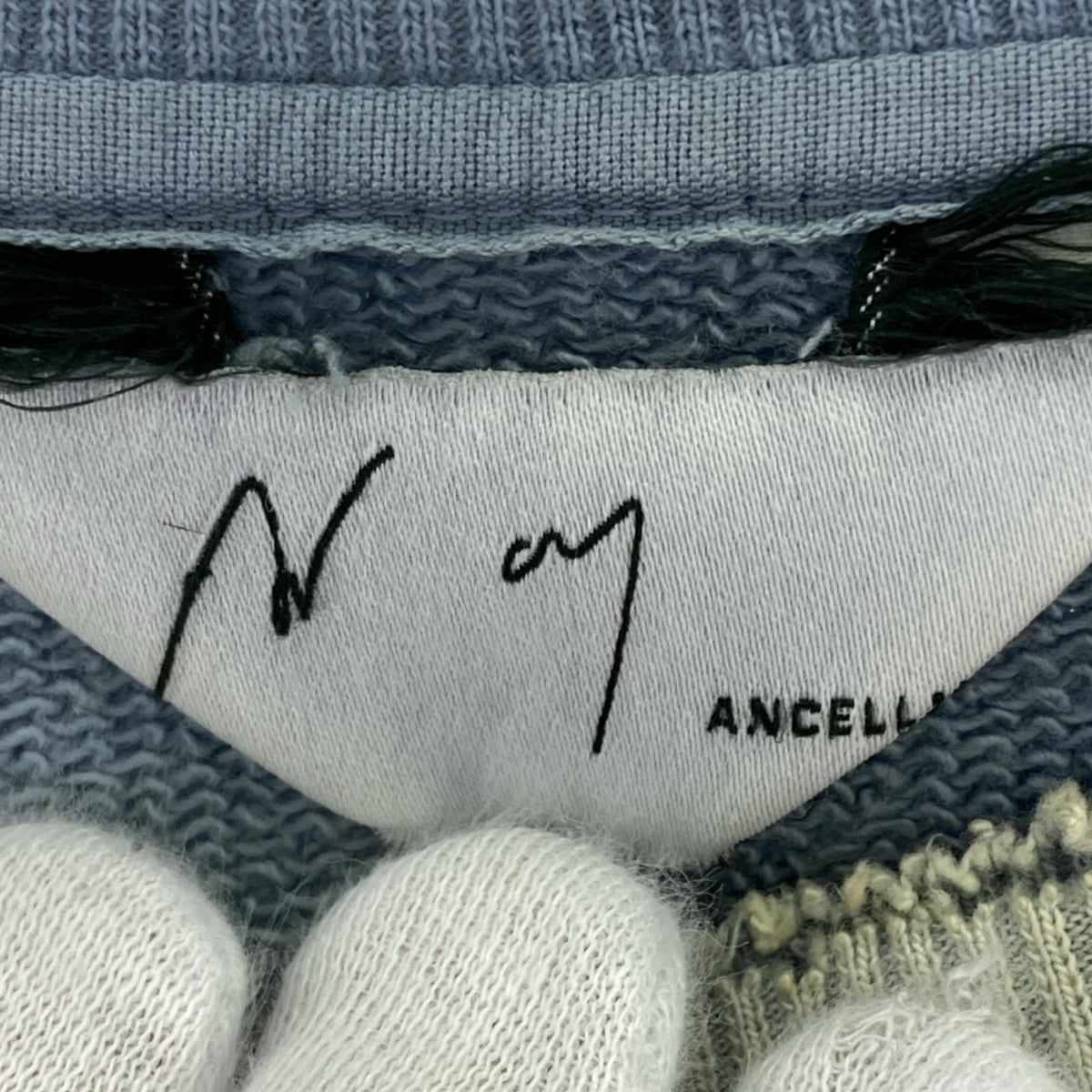 その他トップス ANCELLM UNEVENNESS SWEAT SHIRT 1 ANC-CT87-C