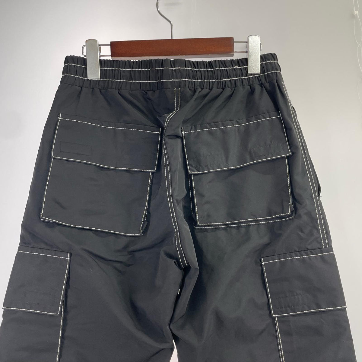 パンツ ASKYURSELF ナイロンカーゴパンツ S ブラック
