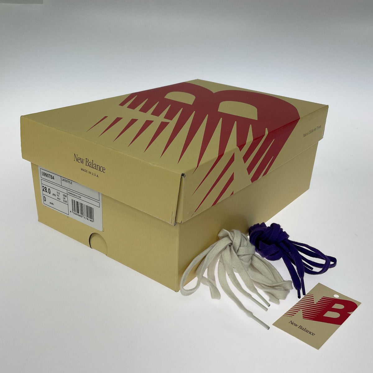 スニーカー 990V4 U990TB4 28cm ﾊﾟｰﾌﾟﾙ 28cm (US10 UK9 1/2 EU46) パープル