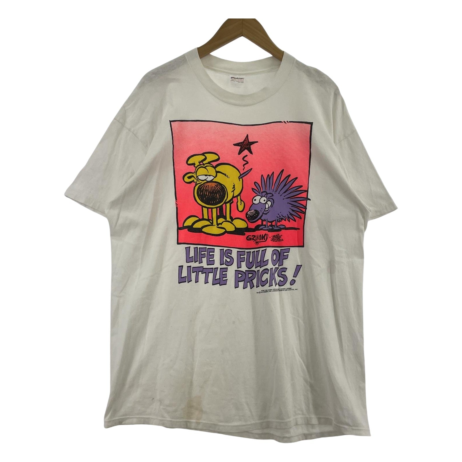 半袖Ｔシャツ STEDMANボディ 90s GRIMMY TEE ホワイト XL ホワイト