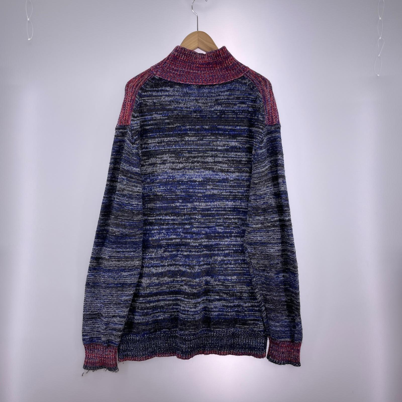ニット ハイネック NVY XL ネイビー