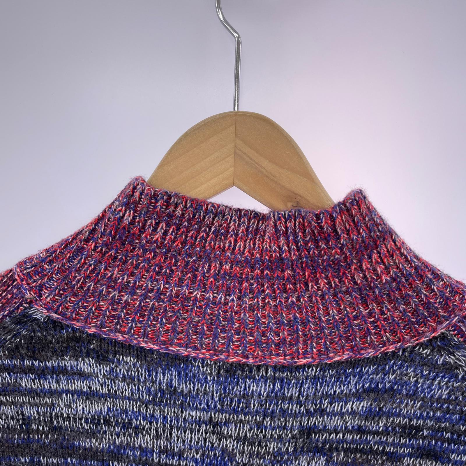 ニット ハイネック NVY XL ネイビー