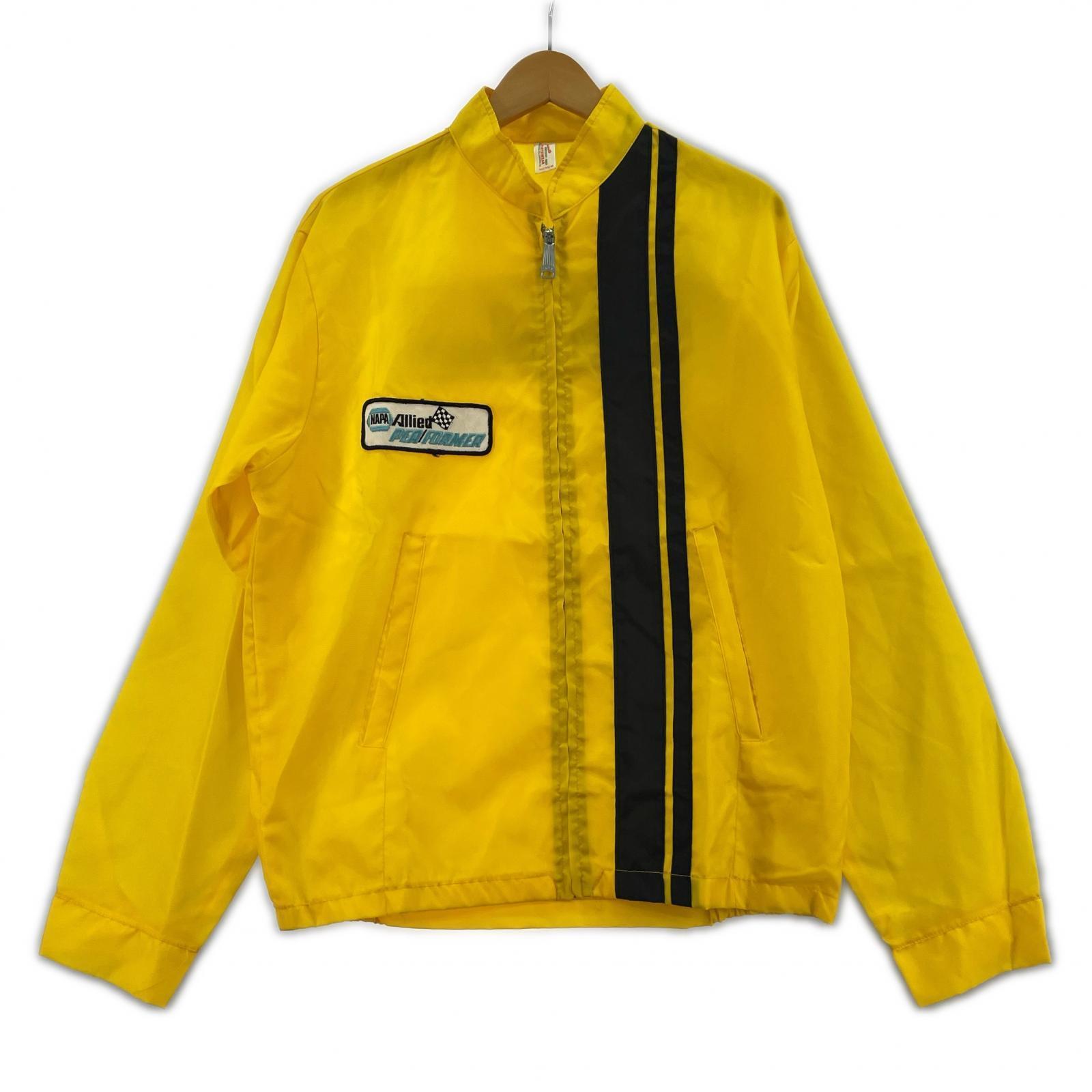ジャケット SPRTSWEAR 70s レーシング 黄（M） M イエロー
