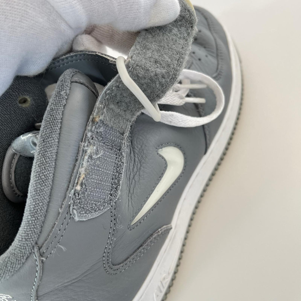 スニーカー Air Force 1 Mid NYC Cool Grey 26cm (US8 UK7 1/2 EU42) グレー
