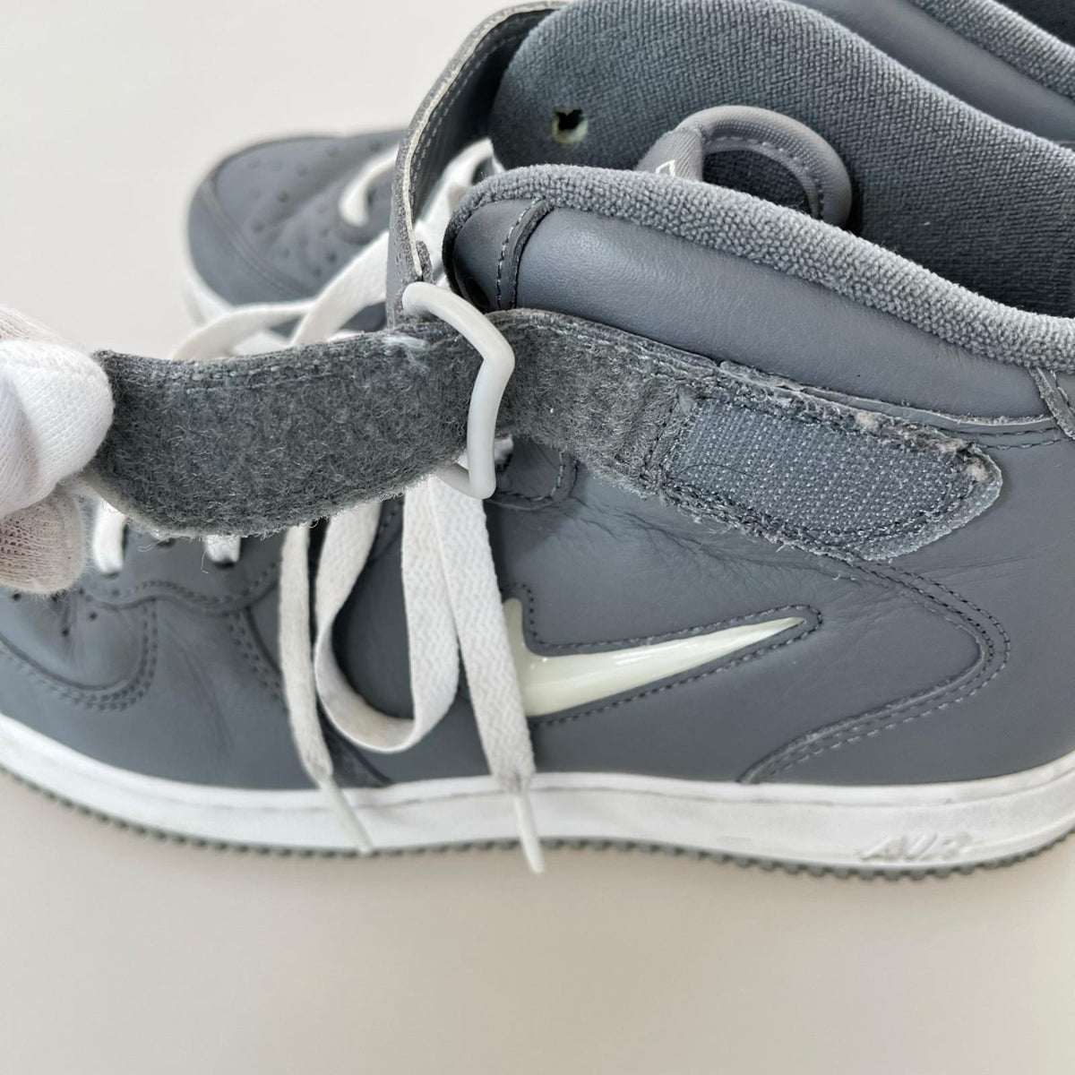 スニーカー Air Force 1 Mid NYC Cool Grey 26cm (US8 UK7 1/2 EU42) グレー
