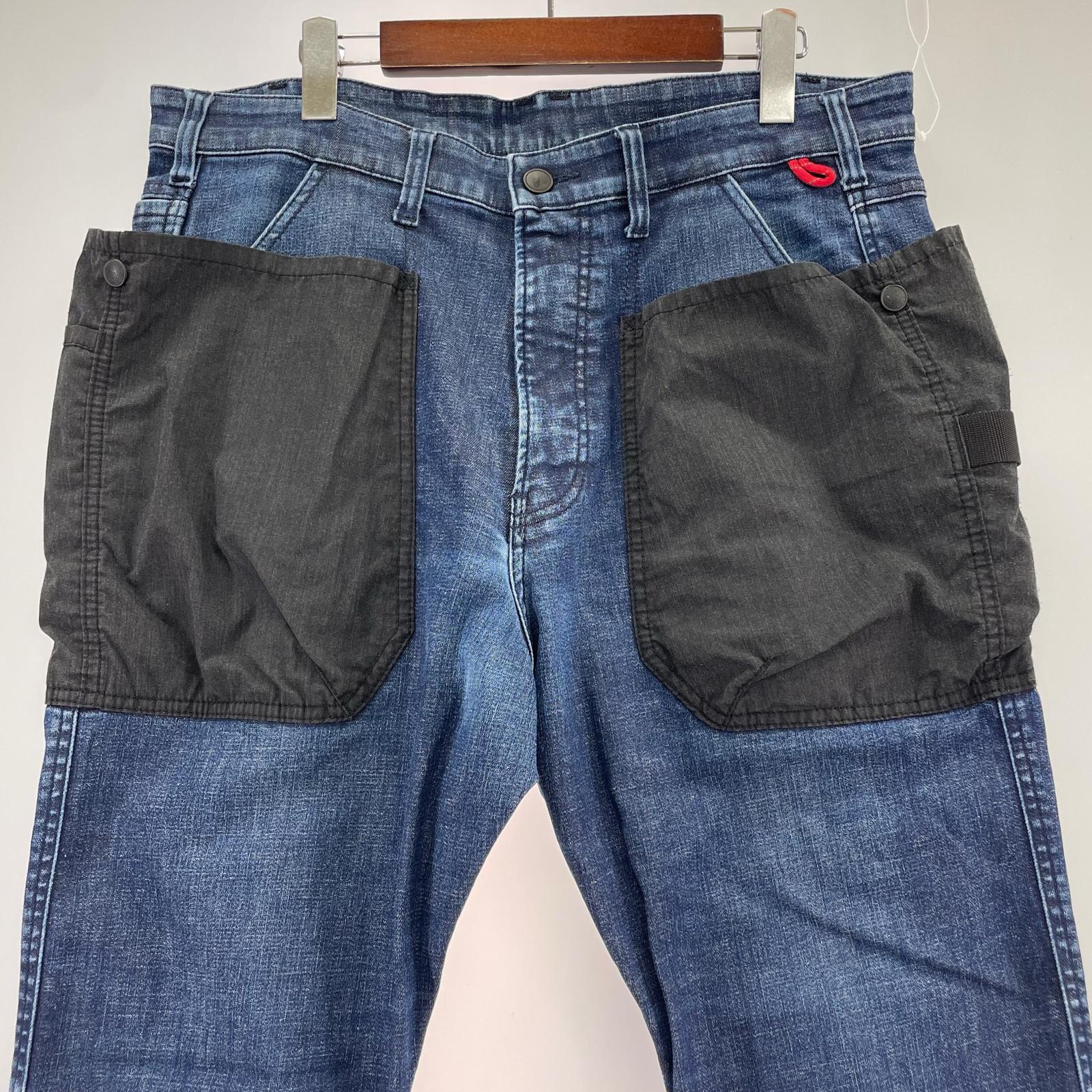 デニムパンツ nanga haku サルエル LL ネイビー